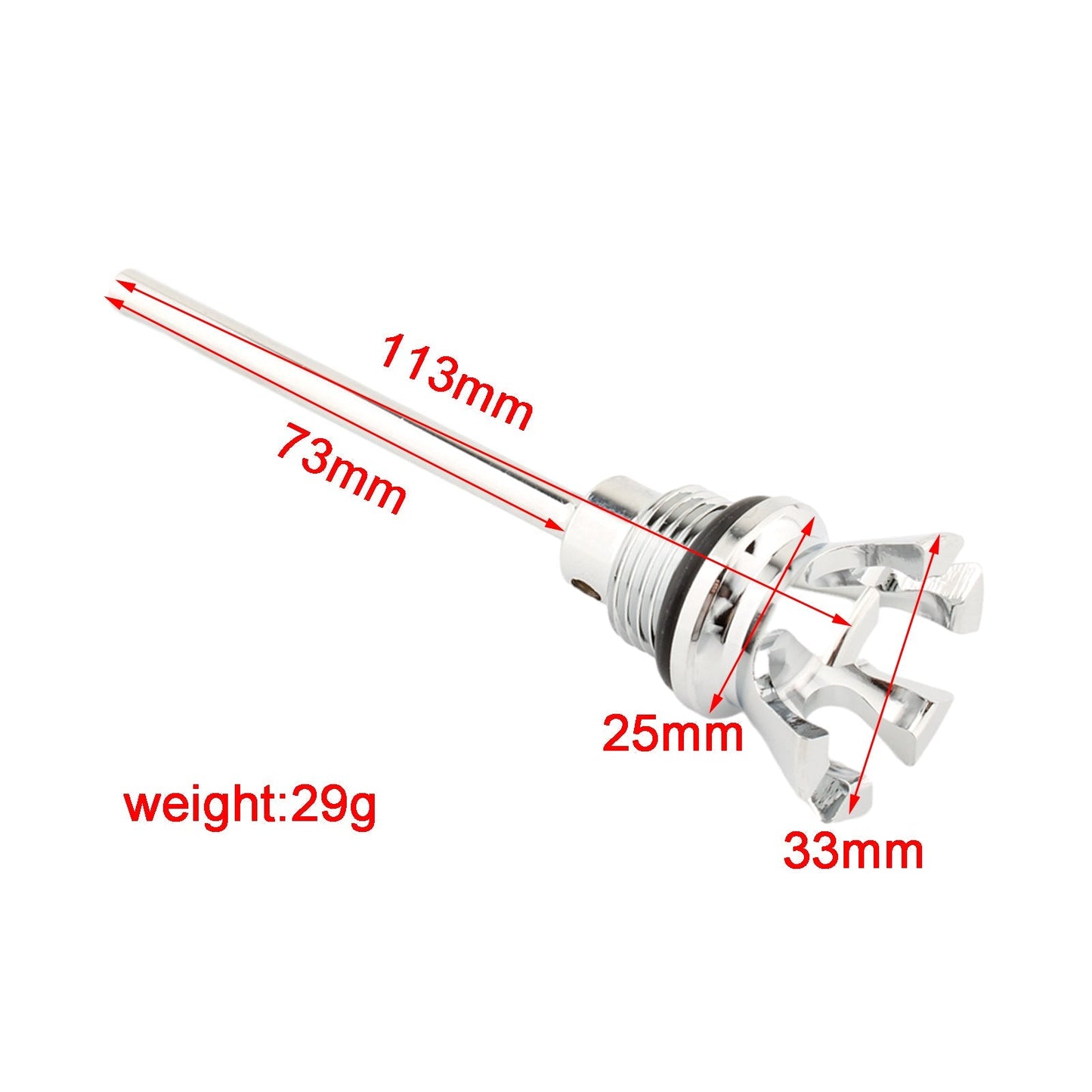 Bouchon de réservoir de jauge d'huile pour Softail Road Glide Street Bob 1105-0022