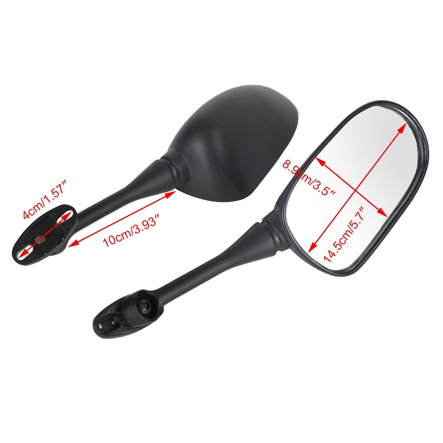 Espejo retrovisor izquierdo y derecho para Honda CBR 600 F4 F4i RC51 RVT 1000 954RR 99-06