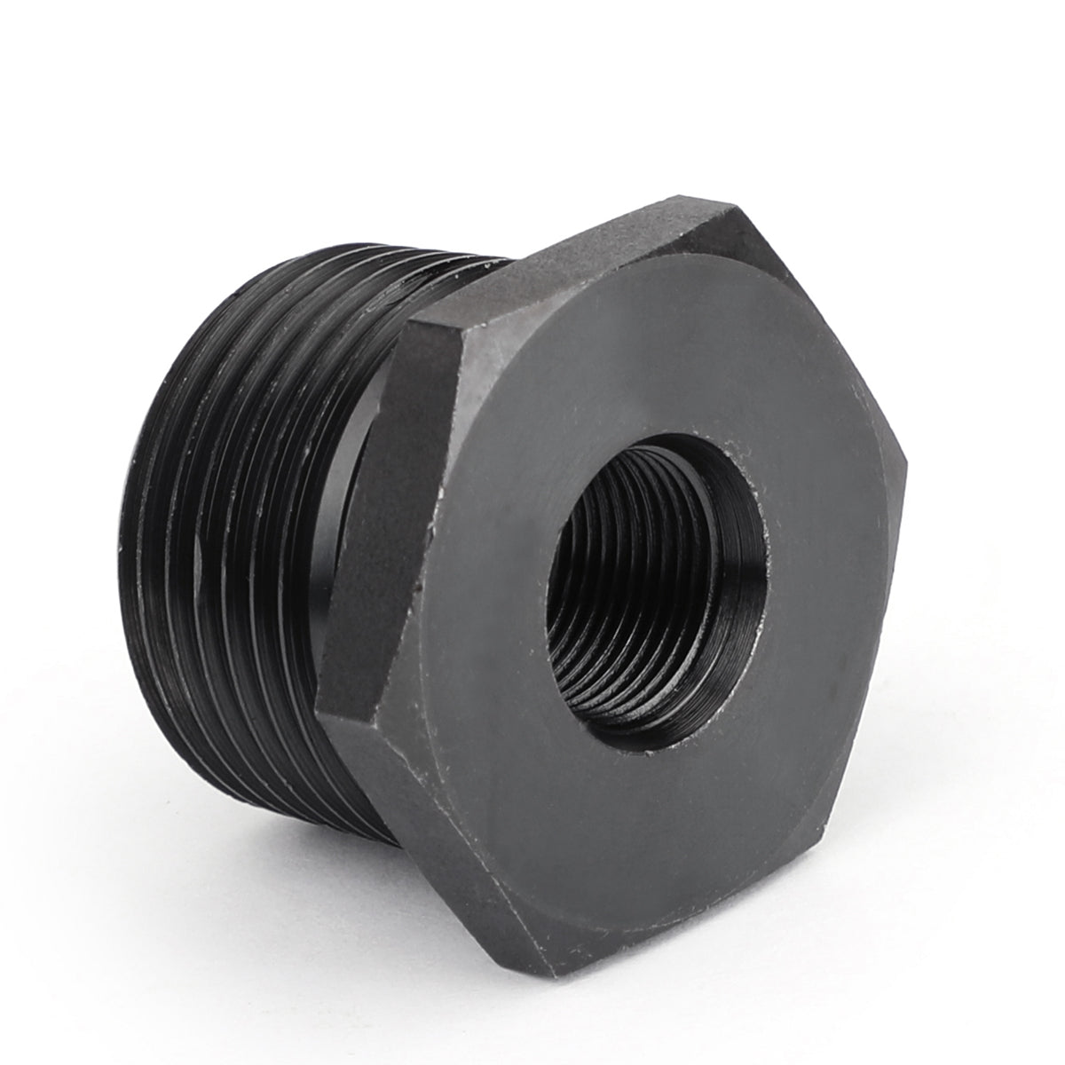 Adaptateur fileté pour filtre à huile 1/2-28 à 3/4 NPT, plus résistant que l'aluminium noir