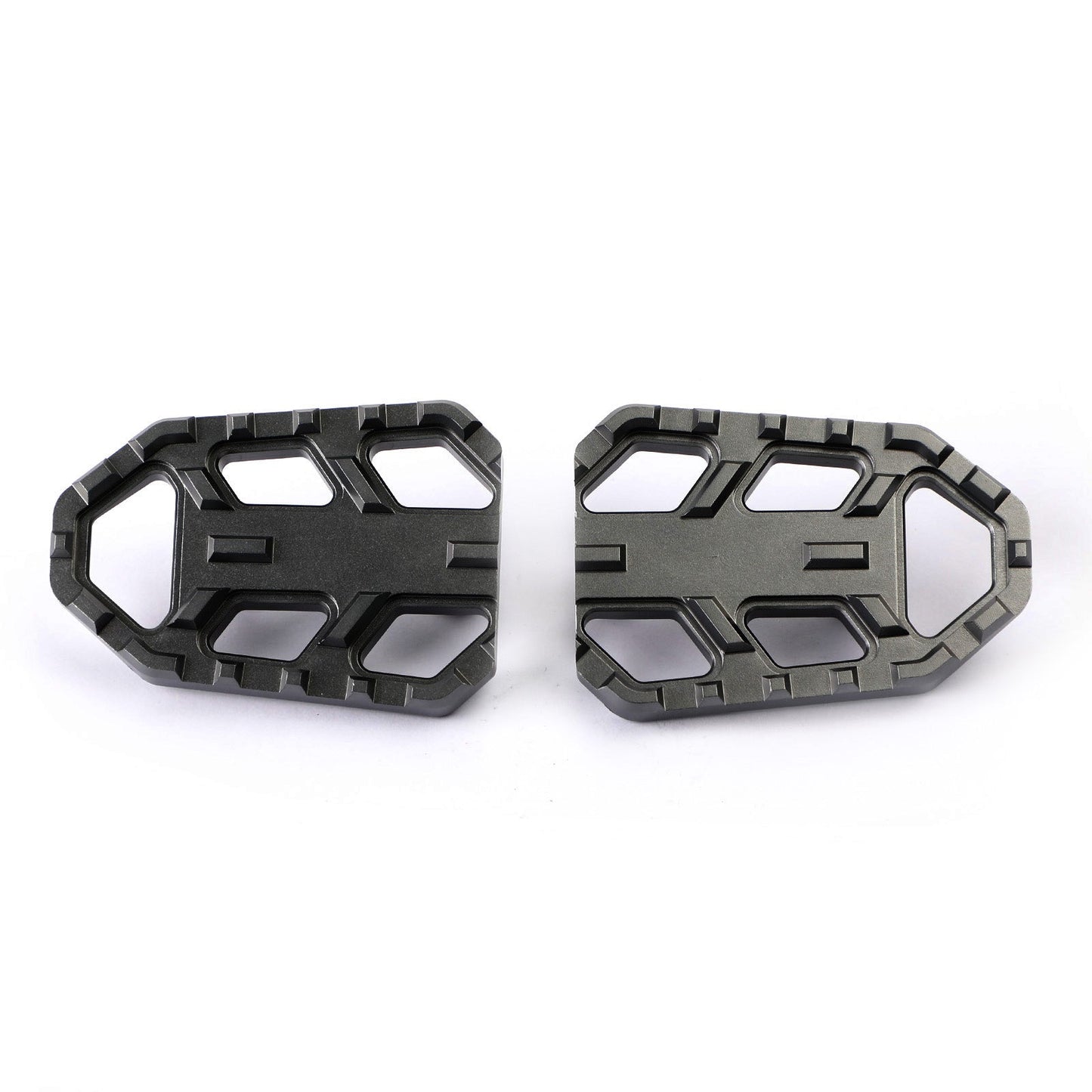 Adaptateurs de repose-pieds larges noirs pour Suzuki DL V-Strom 650 1000 / XT 2006-2020