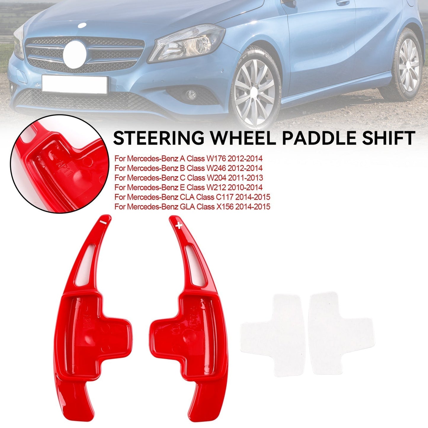 2011-2013 Mercedes-Benz C Class W204 Steering Wheel Extension Shift Paddle Shifter