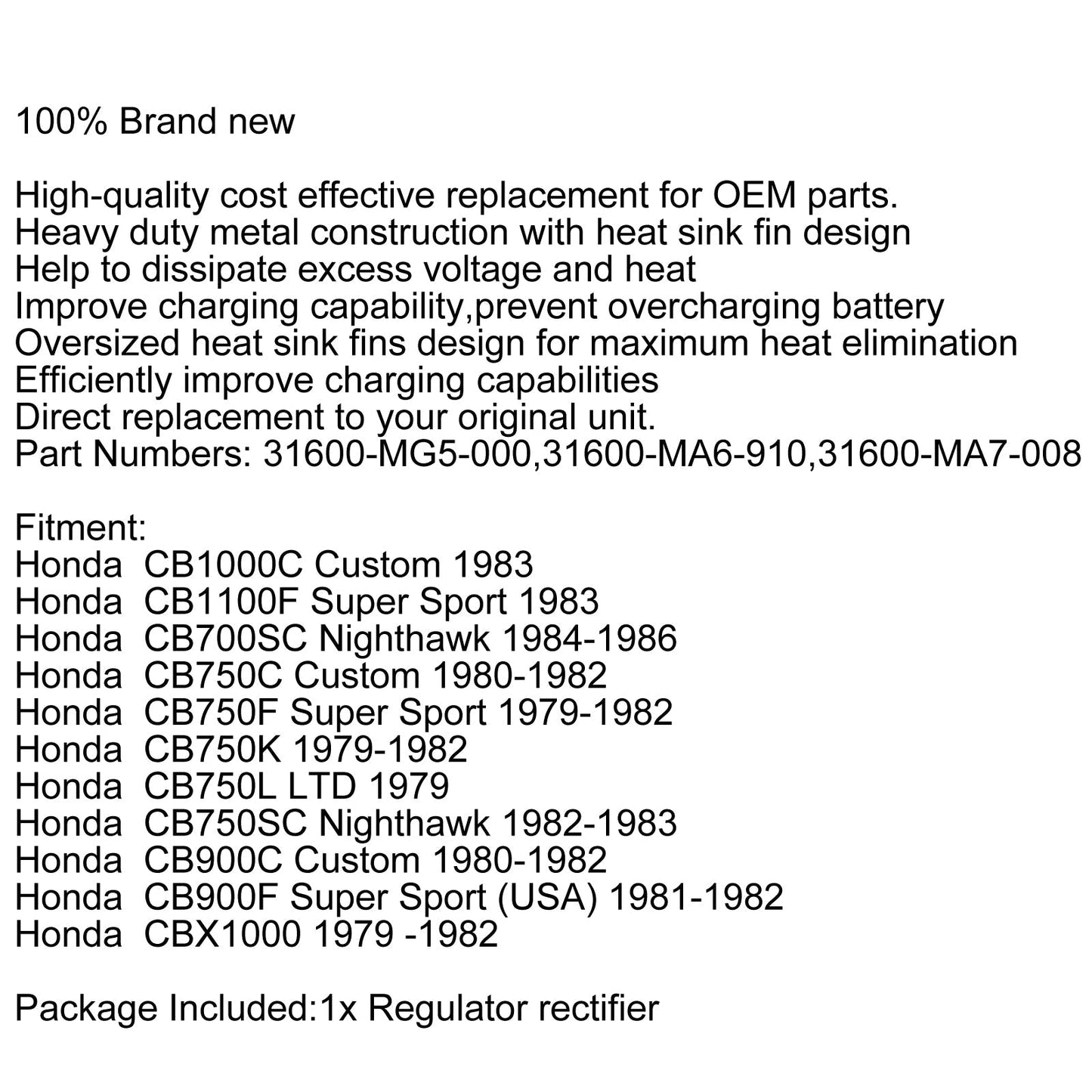 Régulateur redresseur pour Honda TRX450FE TRX450FM Foreman ES 2002-2004