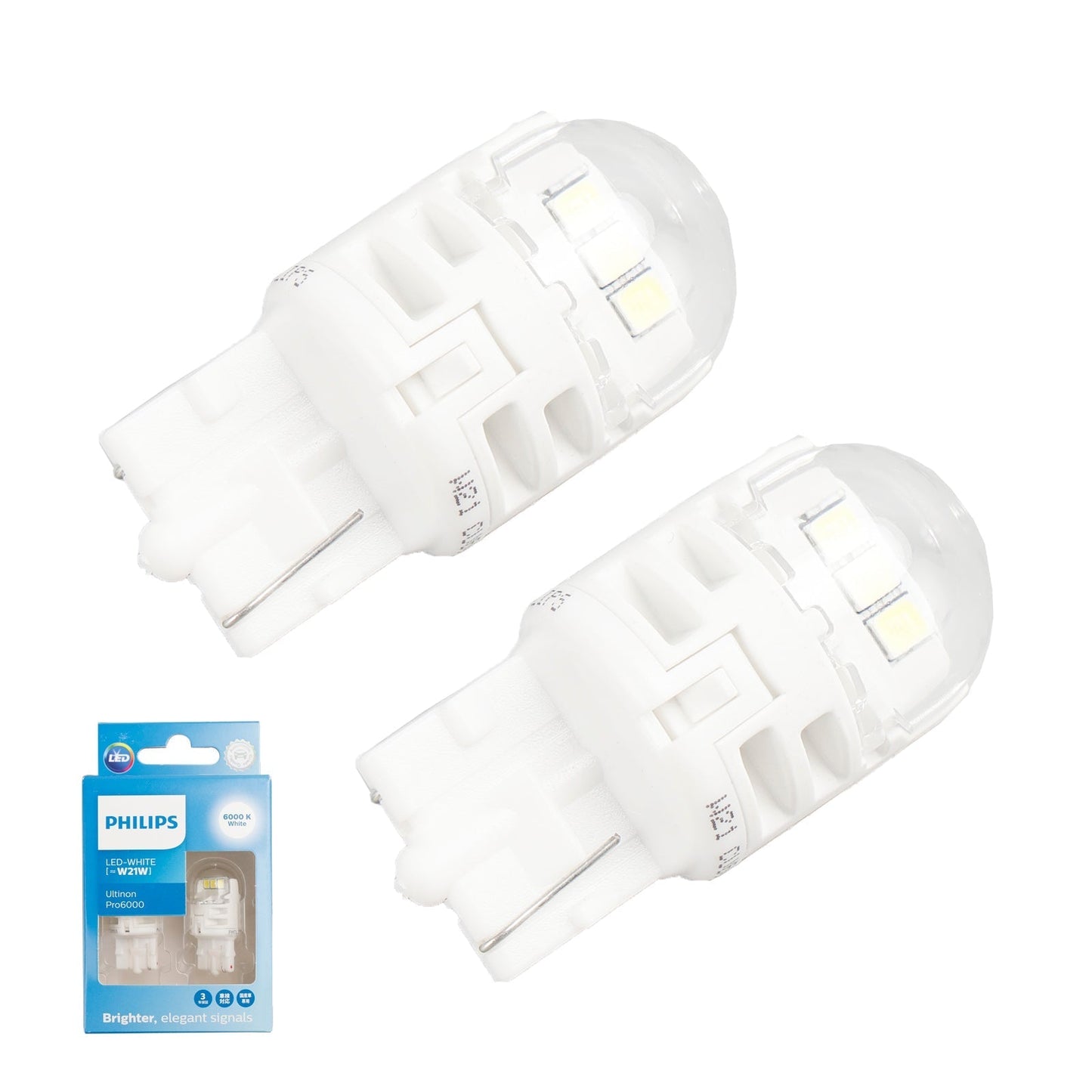 Pour Philips 11065CU60X2 Ultinon Pro6000 LED-BLANC W21W 6000K 250lm
