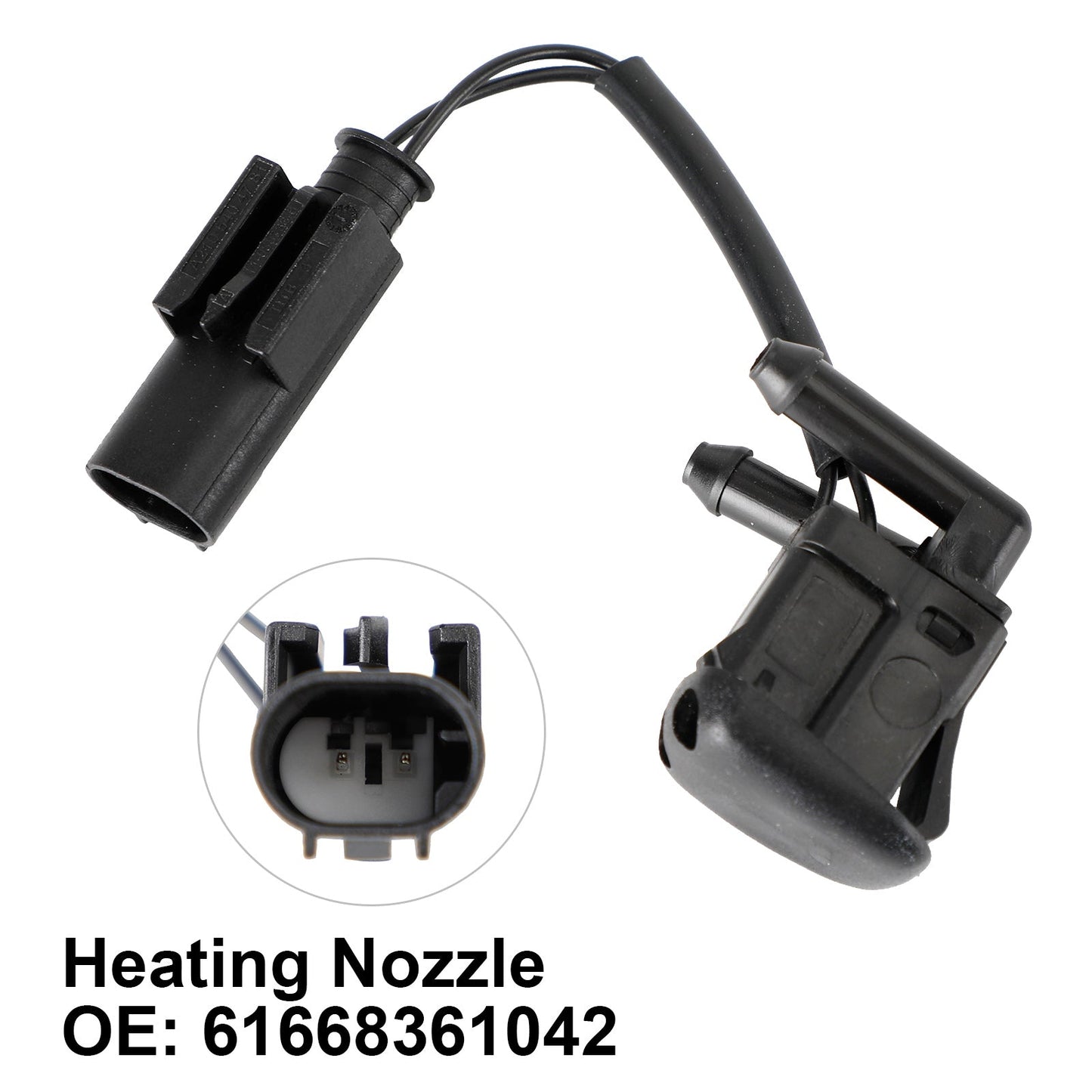 61668361042 Windshield Wiper Nozzle Spray Jet Heated for For BMW 5 Series E39