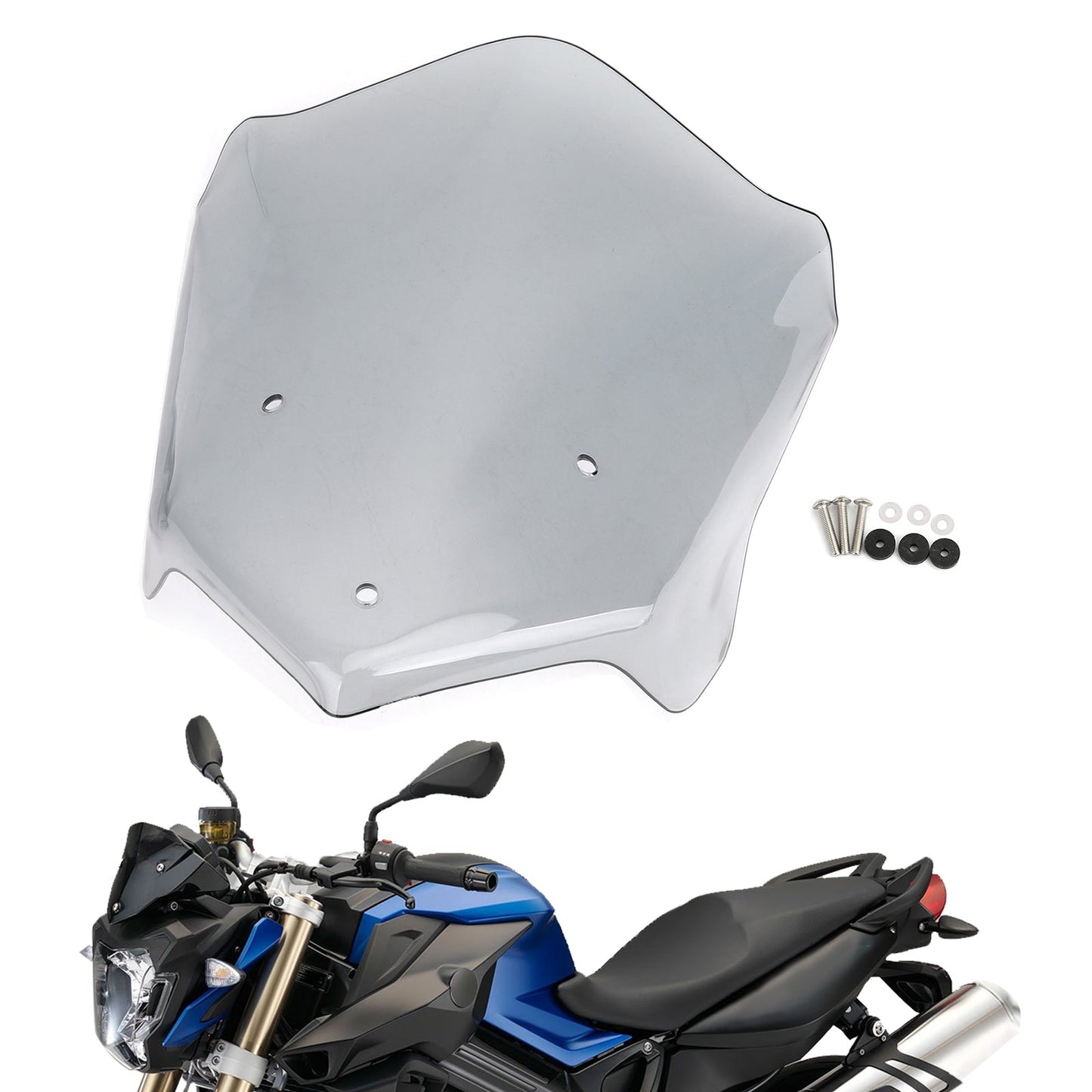 Pare-brise de moto en plastique ABS pour BMW F800R 2015-2020