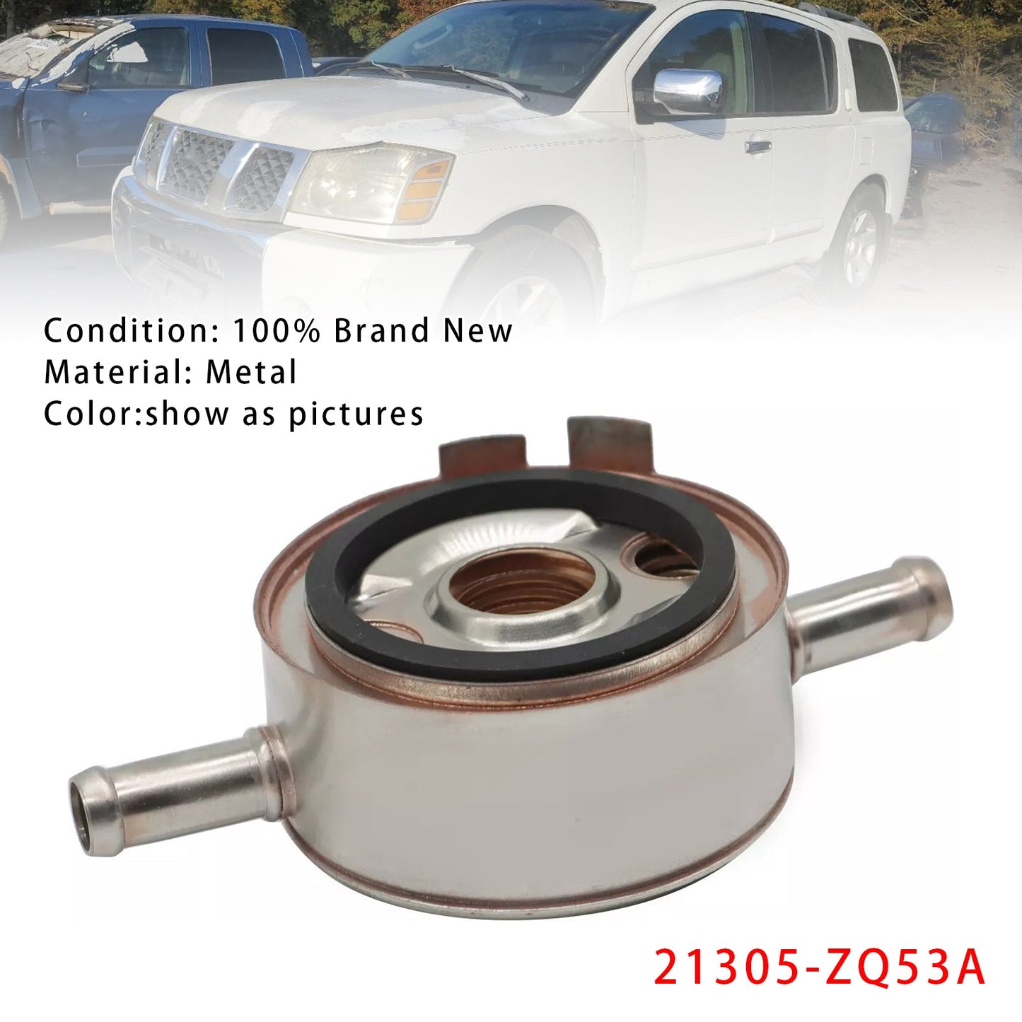 2005-2009 Nissan Armada 5.6 Oil Cooler 21305-ZQ53A 21305-ZQ52A