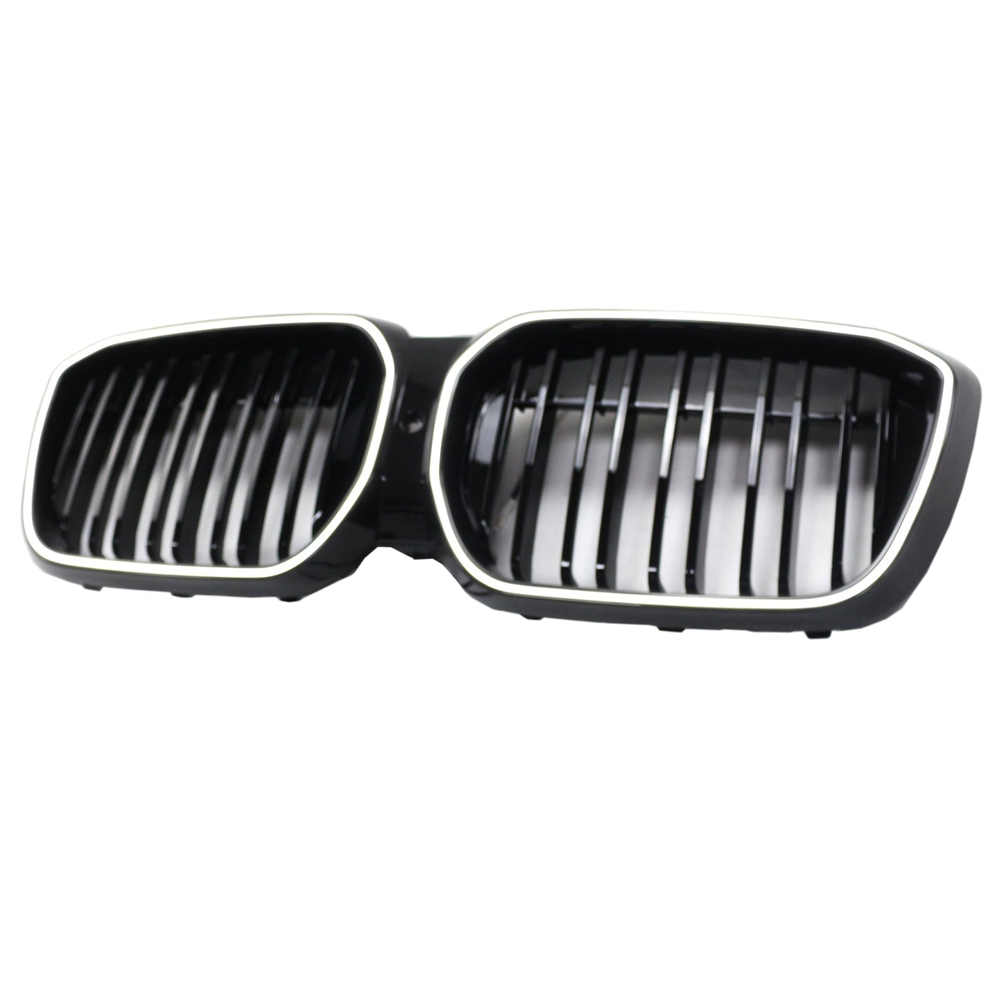 2022-2024 Double Slat Black Front Kidney Grill Grille Fit BMW IX3 G08 LCI