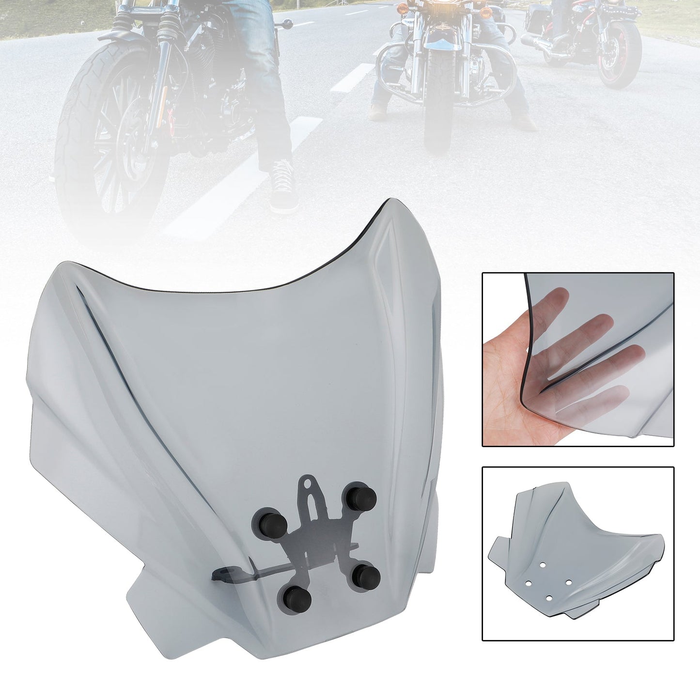 Pare-brise ABS pour moto Benelli 502 C 2019-2021