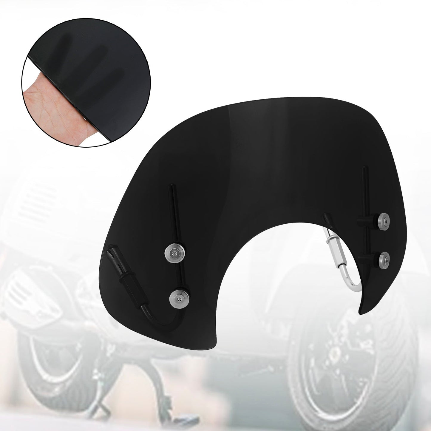 Pare-brise court pour Vespa GTS250 GTS300 2017-2022