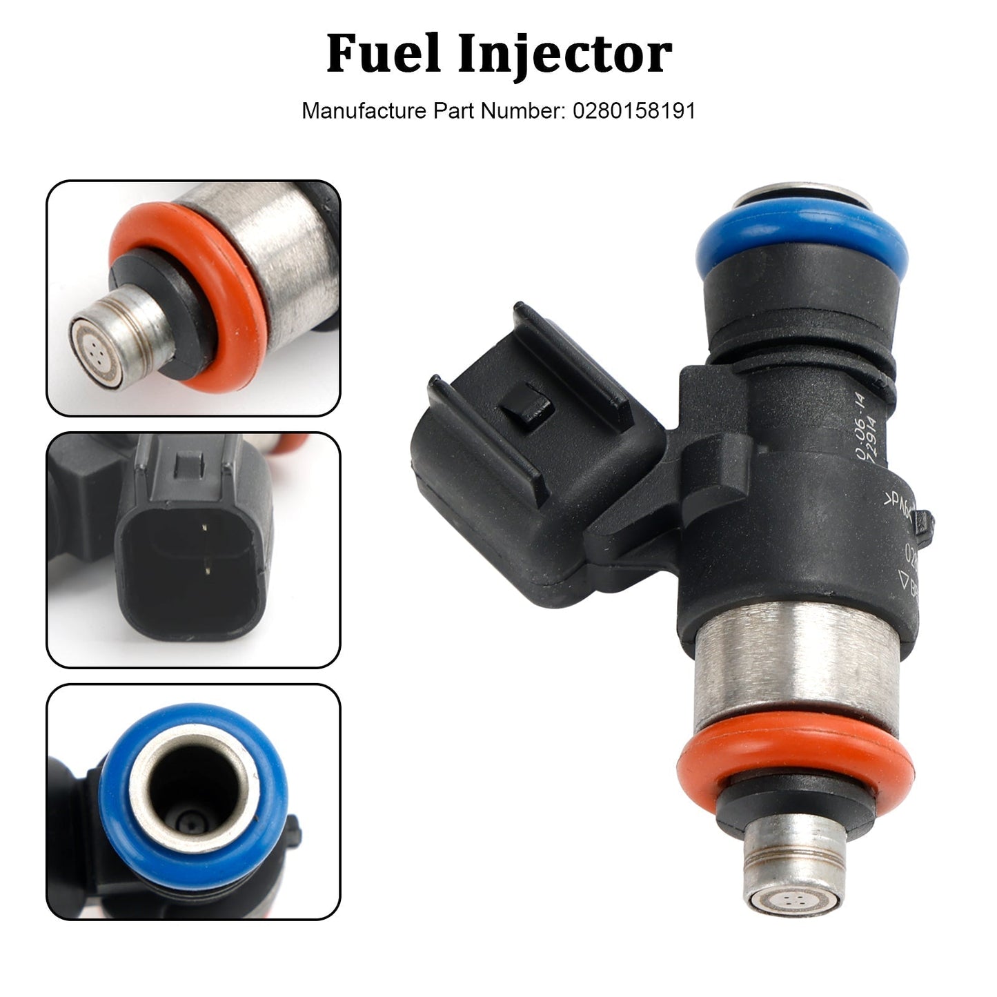 Injecteur de carburant 1 pièce Lincoln MKT 3,7 L 2013-2017 0280158191