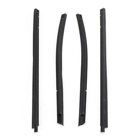 2005-2015 Tacoma Double Cab 68161-04050 4PCS Outside Window Weatherstrip Seal Belt Moulding