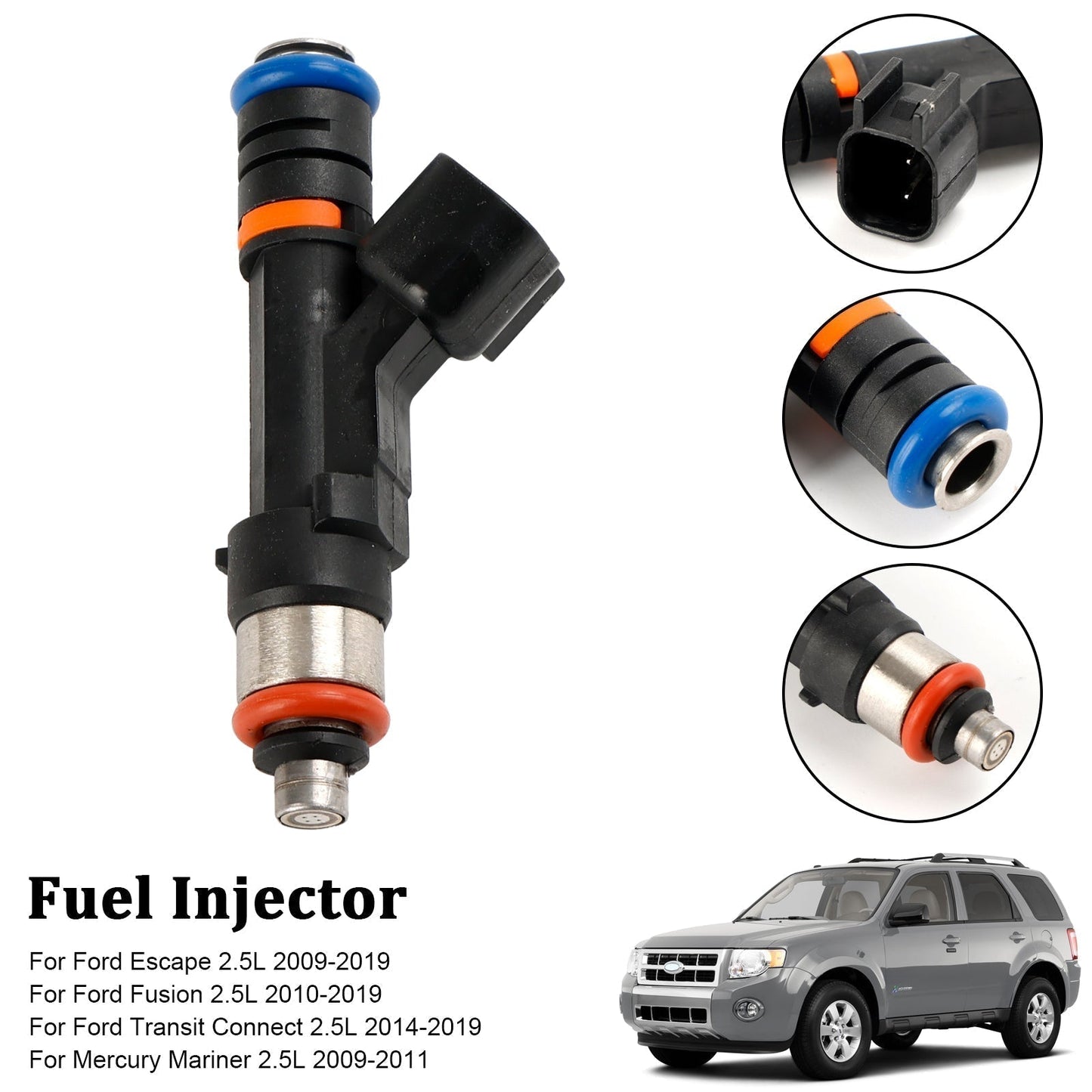 Injecteur de carburant 2010-2019 Ford Fusion 2,5 L 0280158162 9E5Z9F593A 822-11210 800-2035N