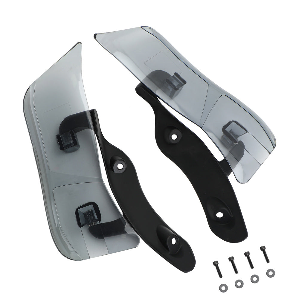 2015-2016 Harley Road Glide CVO Ultra FLTRUSE Left & Right Adjustable Upper Fairing Side Wind Air Deflector