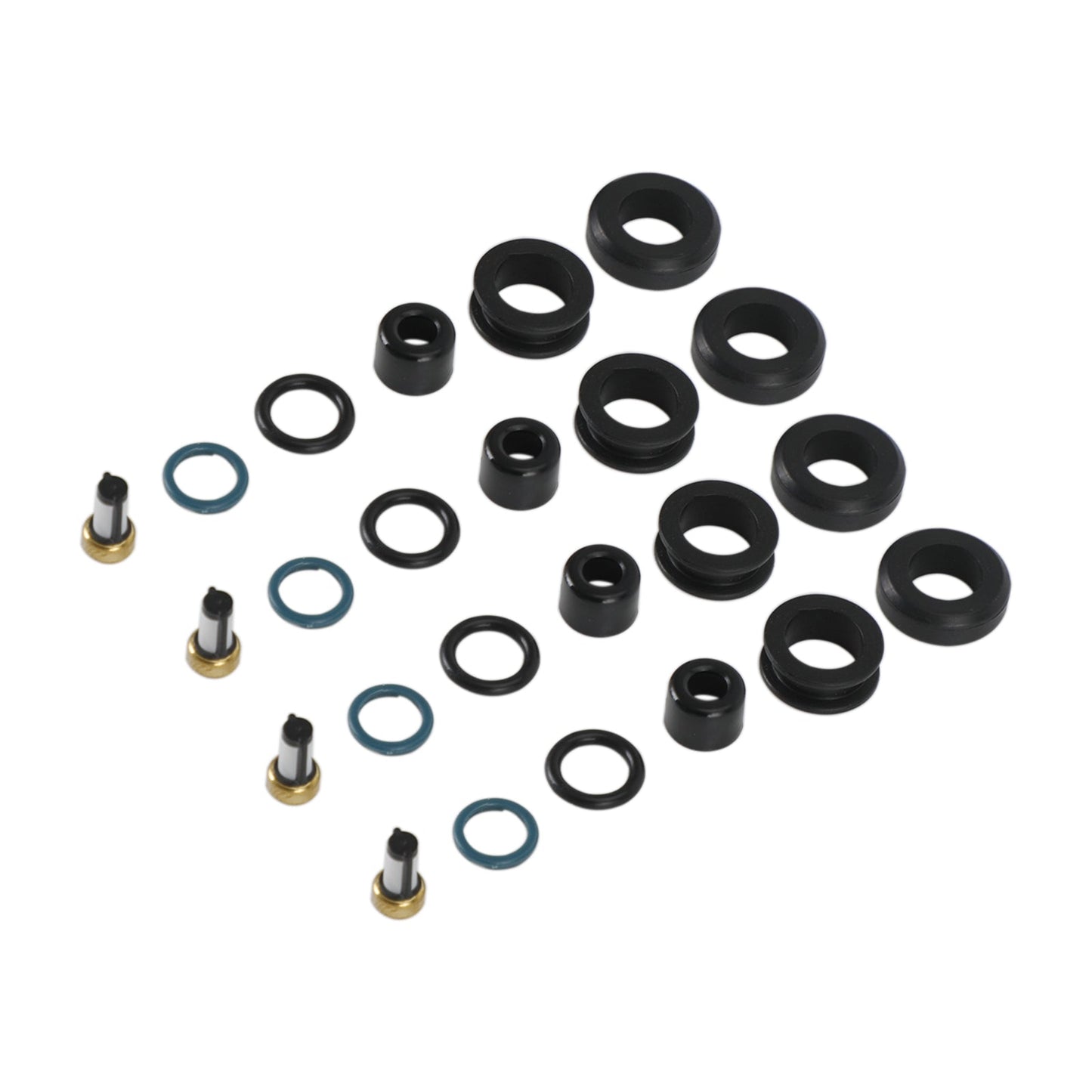 4PCS Fuel Injectors Repair Seal Kit 1001-87F90 fit Toyota Corolla 1.8L fit Lotus