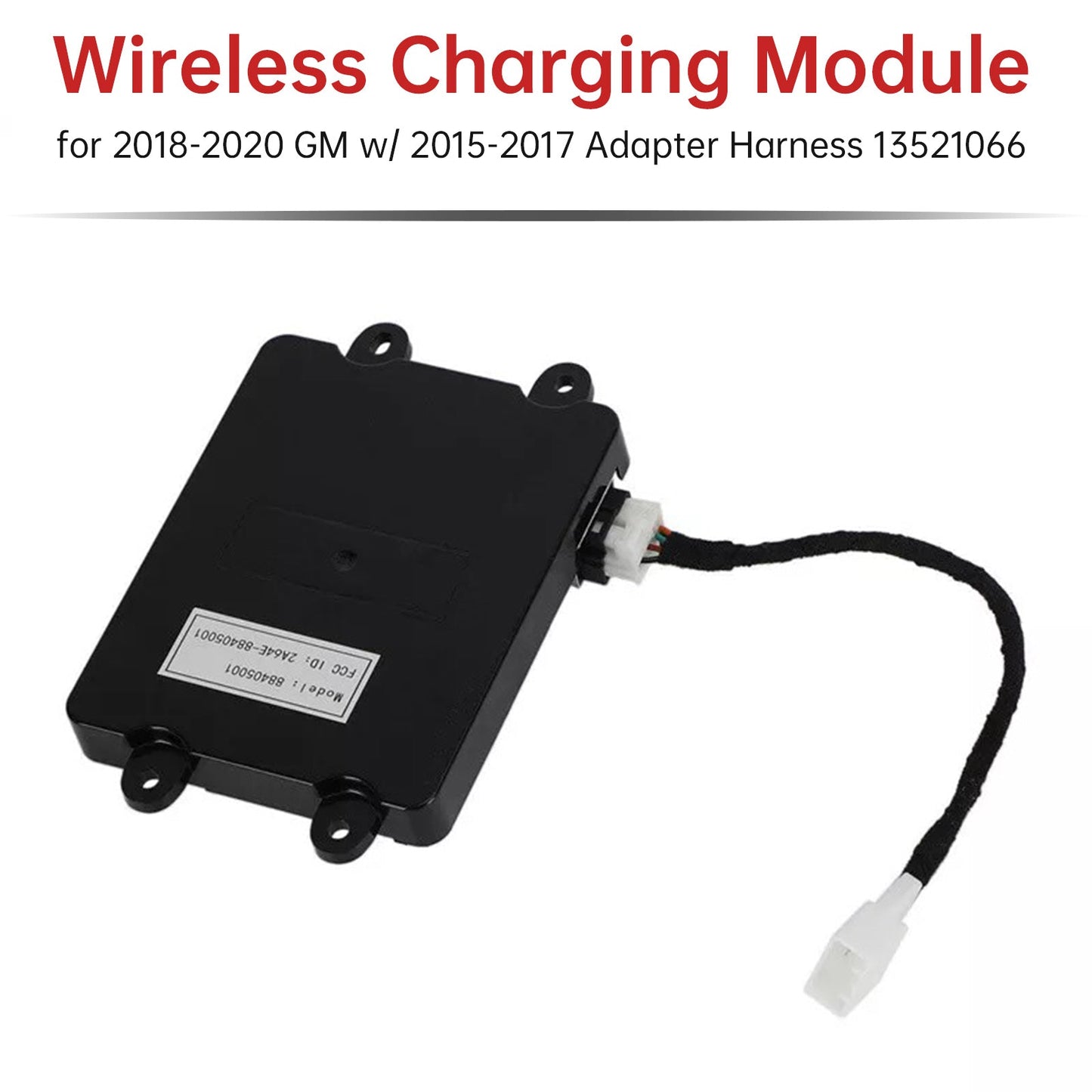2017-2018 Chevrolet BOLT Colorado GMC Canyon Wireless Charging Module Adapter Harness 13521066