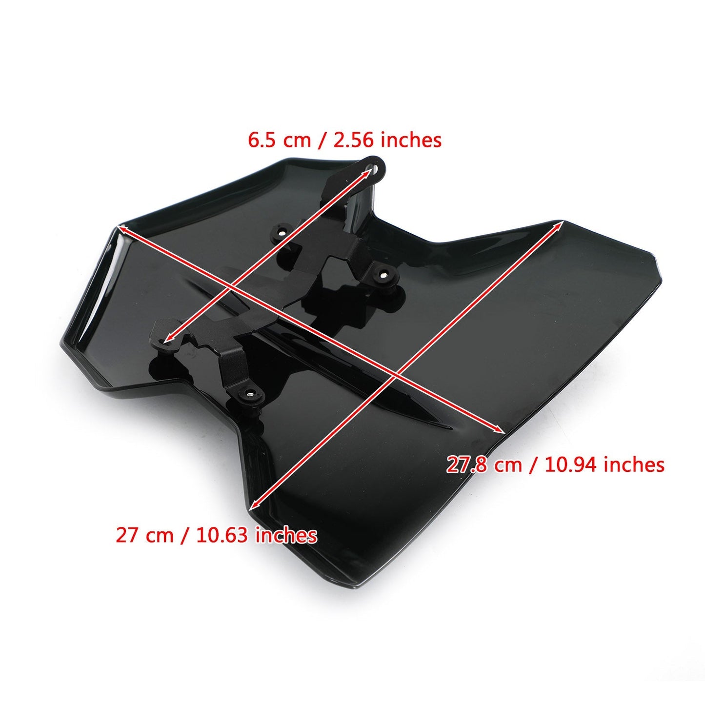Pare-brise de moto pour Yamaha MT-03 2020, noir