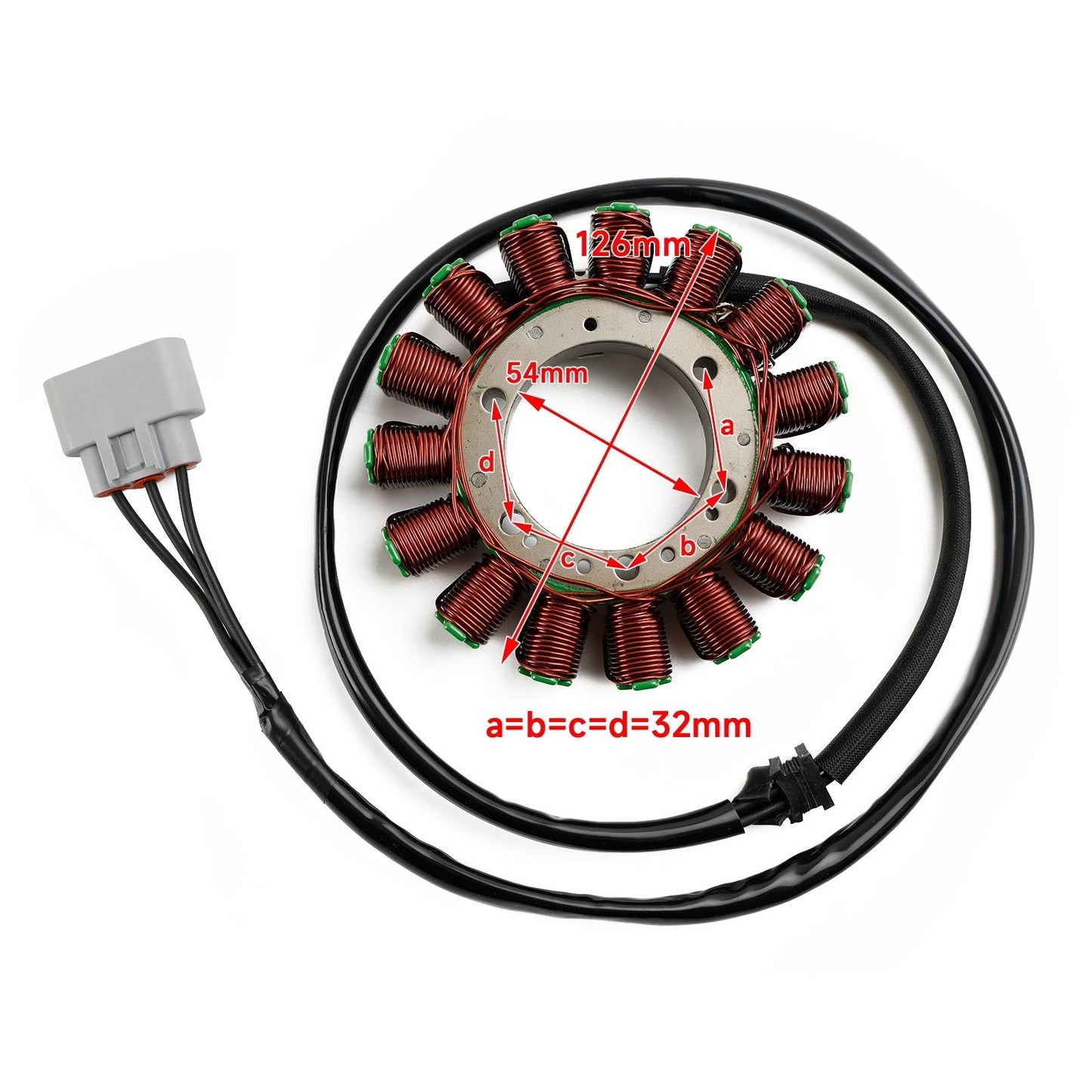 ESTATOR VERSIÓN DE 15 POLOS PARA TIGER 800/ 800XC 2011-2017 800 XCA / XRT 2018-2020