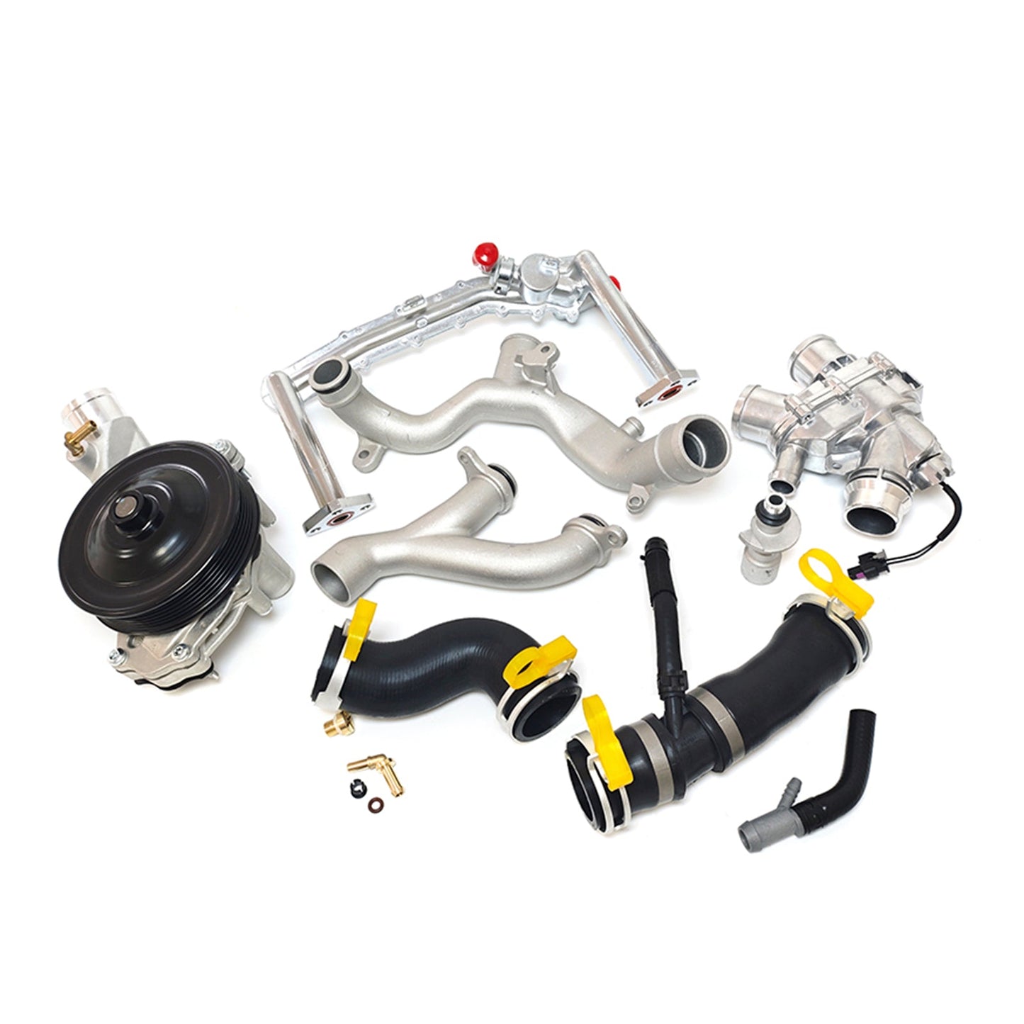 Kit de refroidissement pour moteur suralimenté Jaguar XE 3.0L V6 2017-2019 (LR092992, AJ812132, C2D20660)