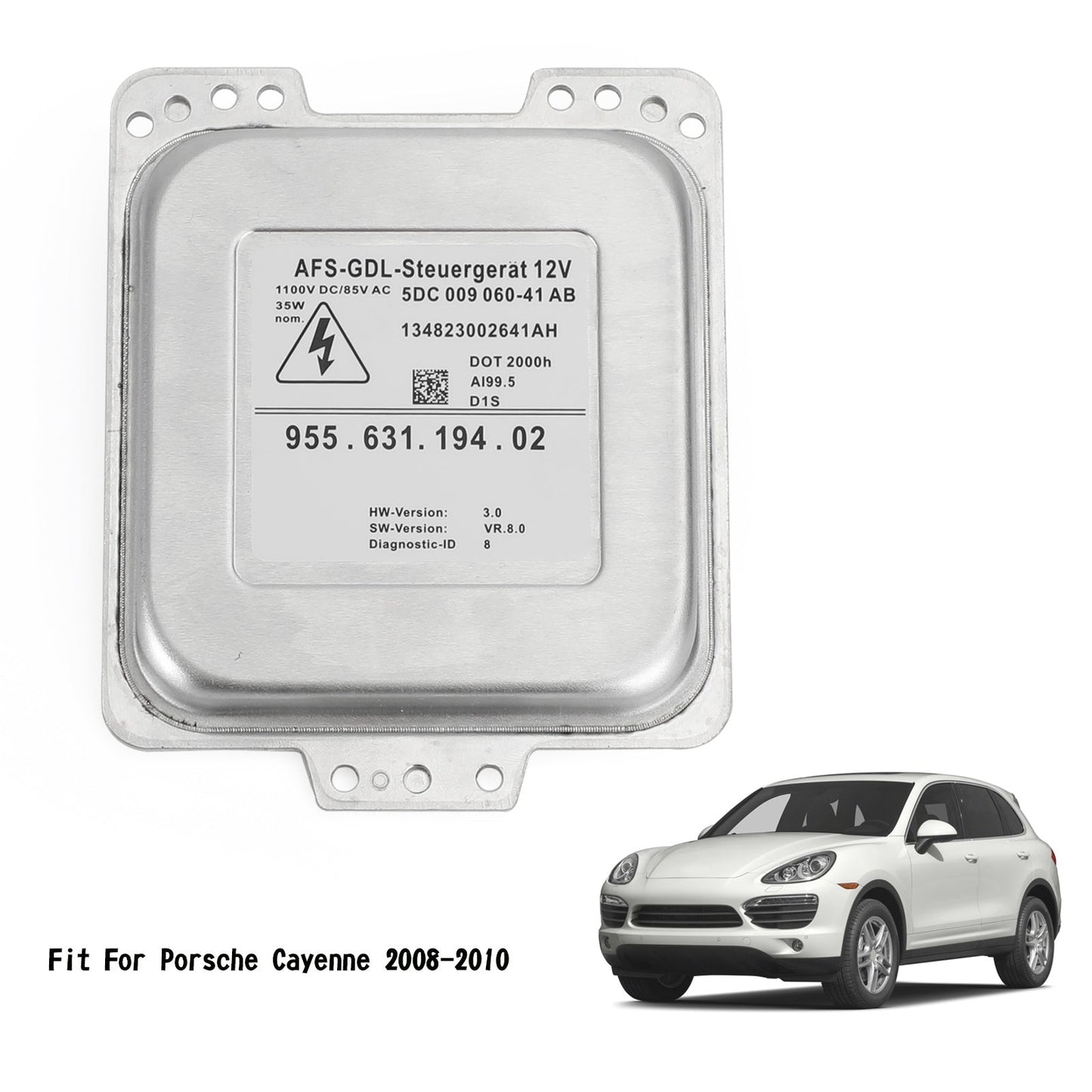 Module de commande de ballast HID au xénon pour Porsche Cayenne 2008-2010 955-631-194-02