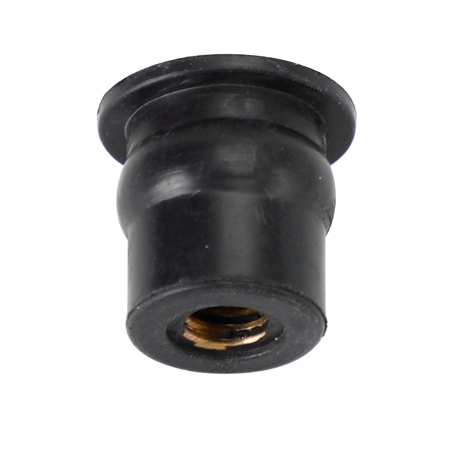 Lot de 10 écrous de puits en caoutchouc M6 pour pare-brise et carénage, écrous de puits de 6 mm adaptés aux trous de 13 mm