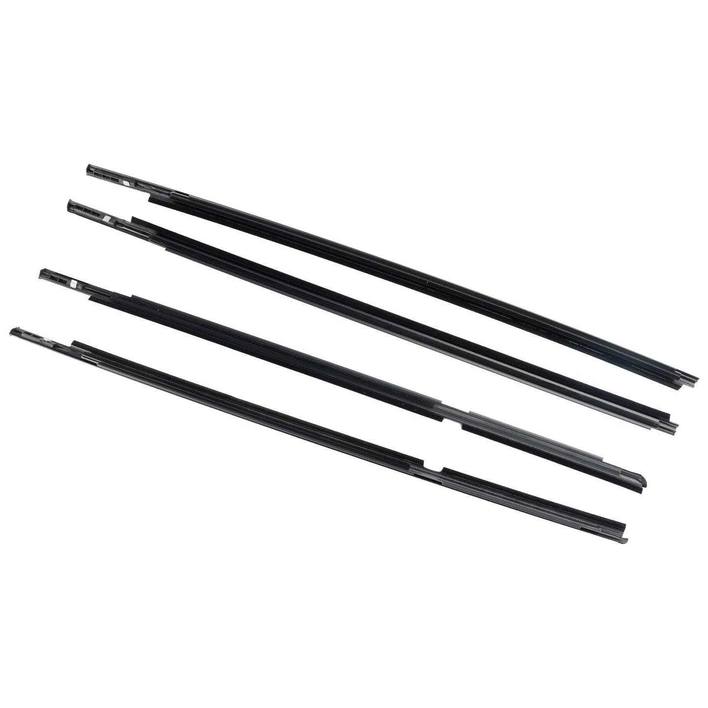 2005-2011 Toyota Yaris (NCP90, NCP91, KSP90, ZSP90) 4 pièces moulures de joint d'étanchéité pour vitres de portières extérieures 68160-52110 68210-52110