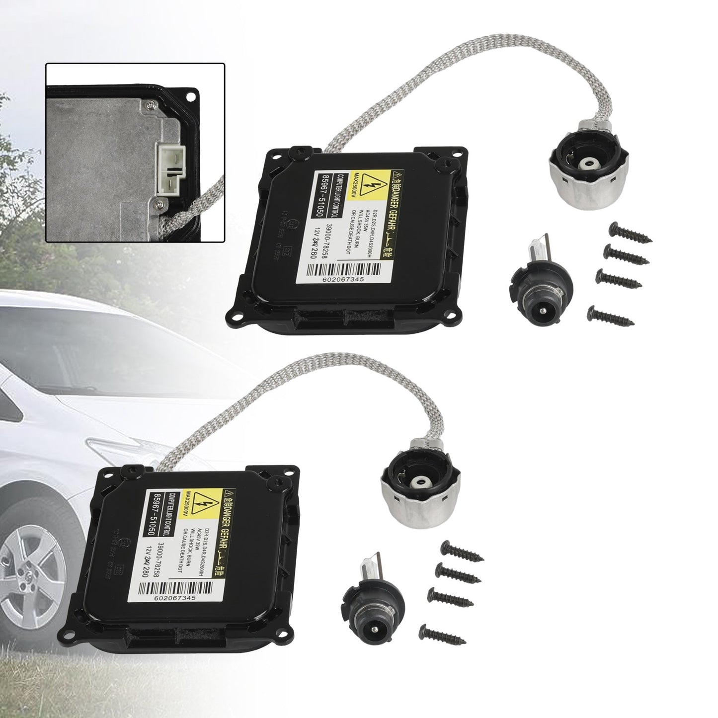 Kit d'ampoules HID D4R à ballast au xénon pour Lexus GS 350 450h 460 2006-2011, module de commande 85967-51040