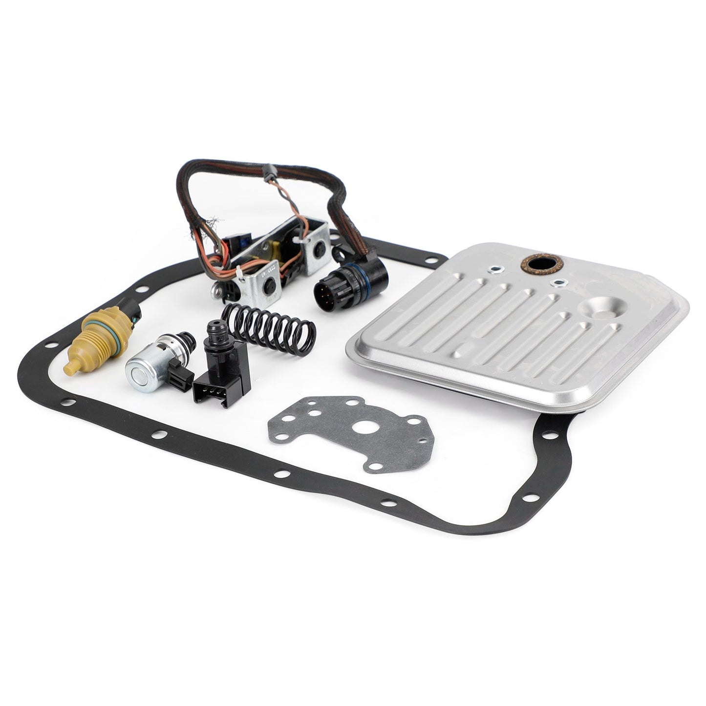 2000-Up Chrysler Dodge Jeep A518 46RE 48RE A518 A618 Transmission Filter Kit w/ Solenoid +Sensor Set 12776F 49309T Generic