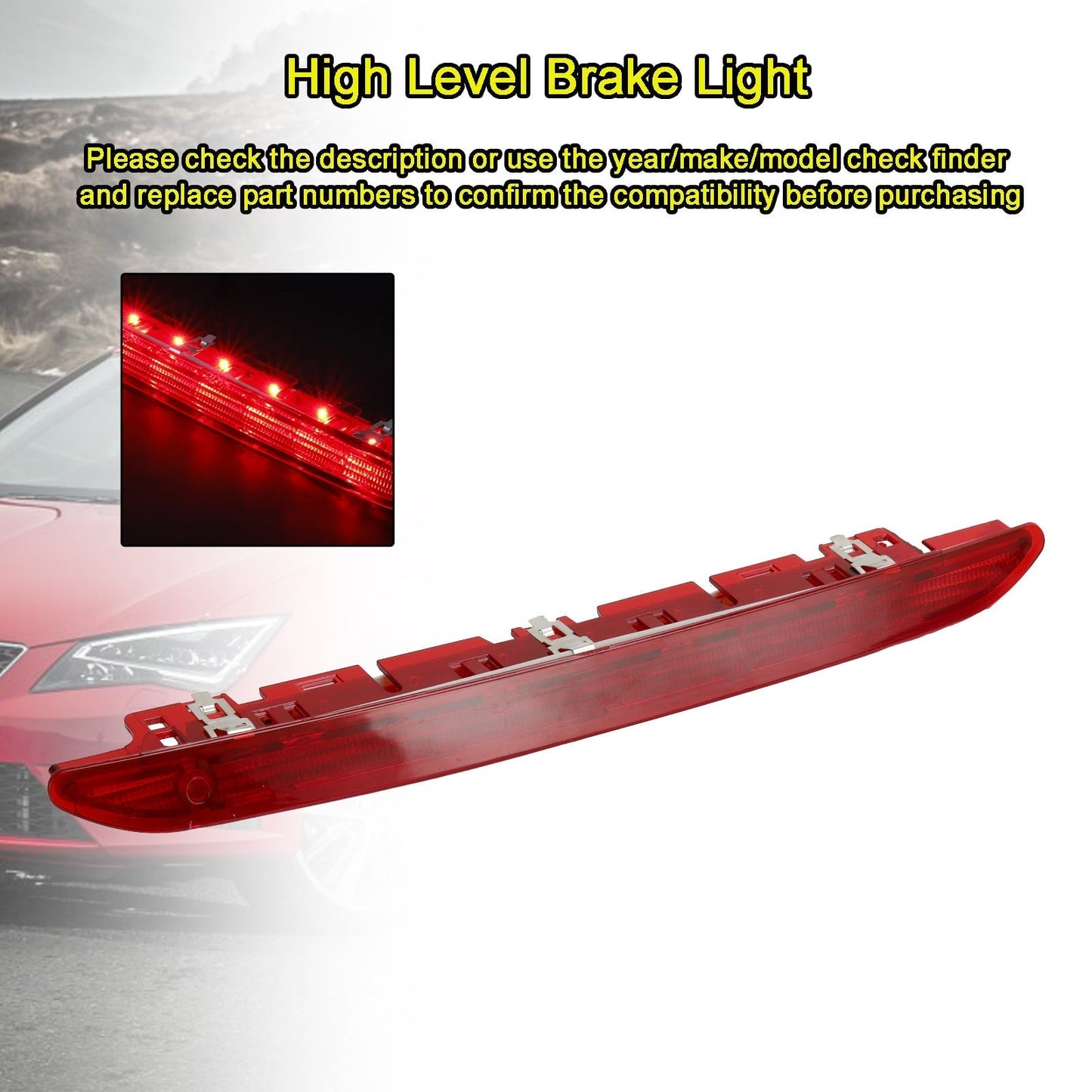 Feu stop arrière LED haut de gamme pour Seat Leon MK3 2011-2016 5F0945097