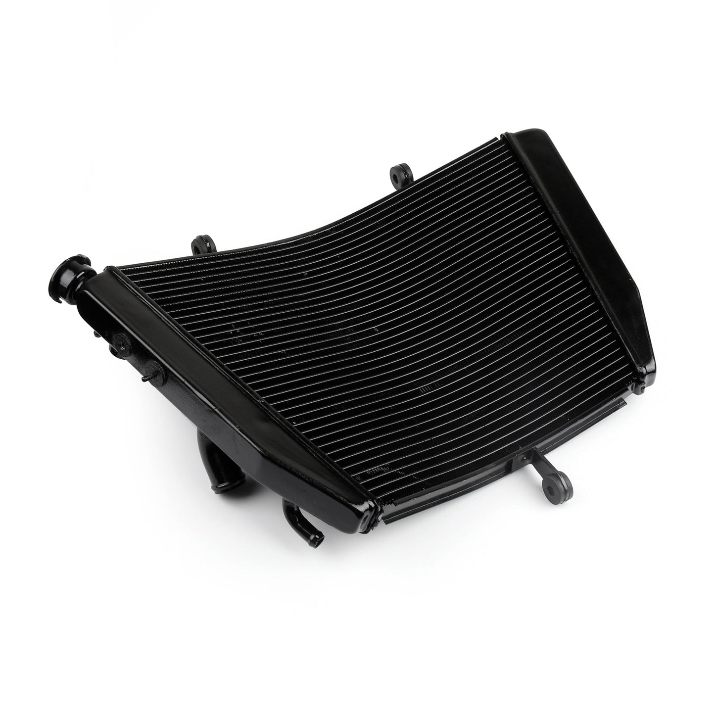 Radiador de aluminio para motor Suzuki GSXR 600 750 2004-2005 K4, color negro