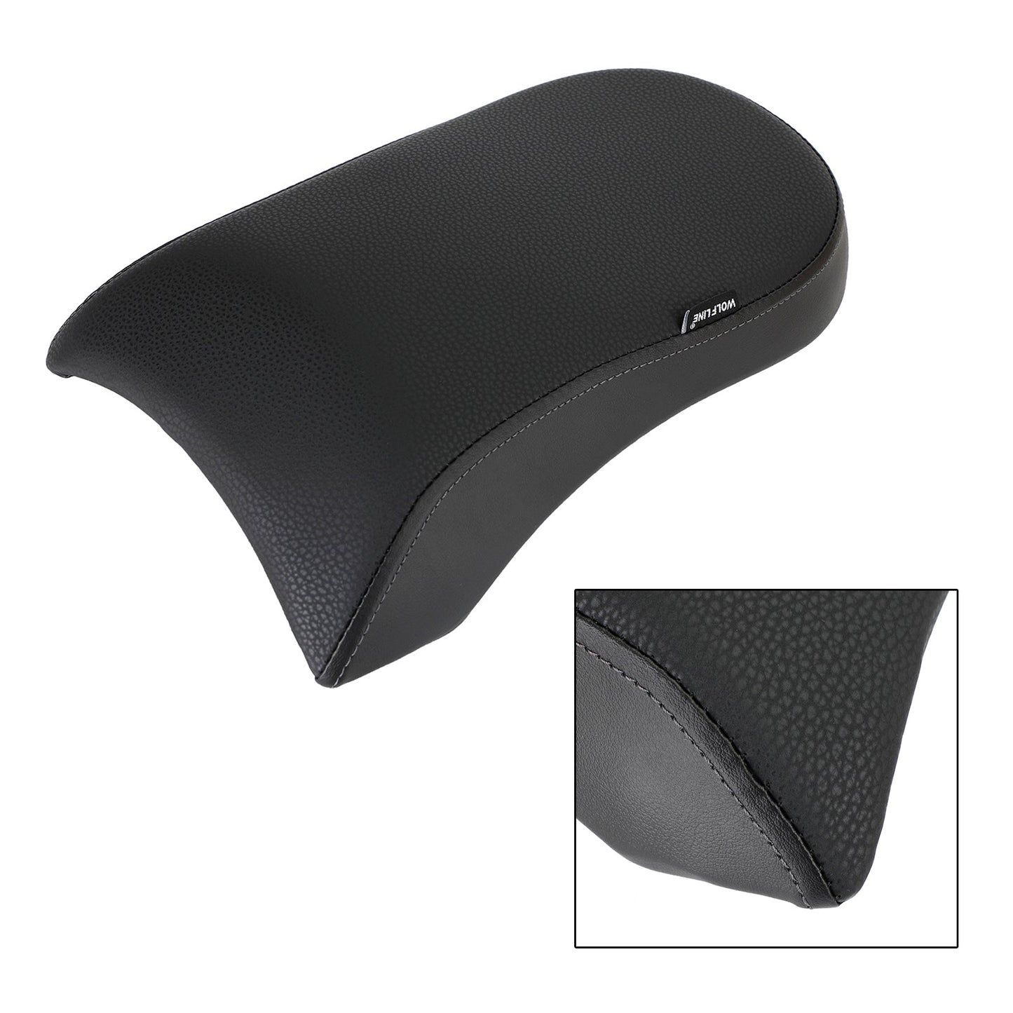 Asiento trasero de pasajero, sillín plano negro para BMW R18 (2020-2022/2021)
