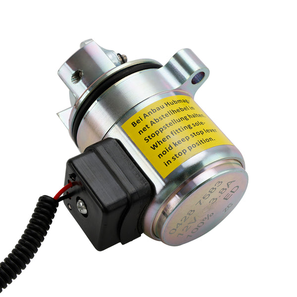 Solénoïde de coupure de carburant 12 V pour DEUTZ 1011 2011 04287583 0428 7583 0428 7116 0410