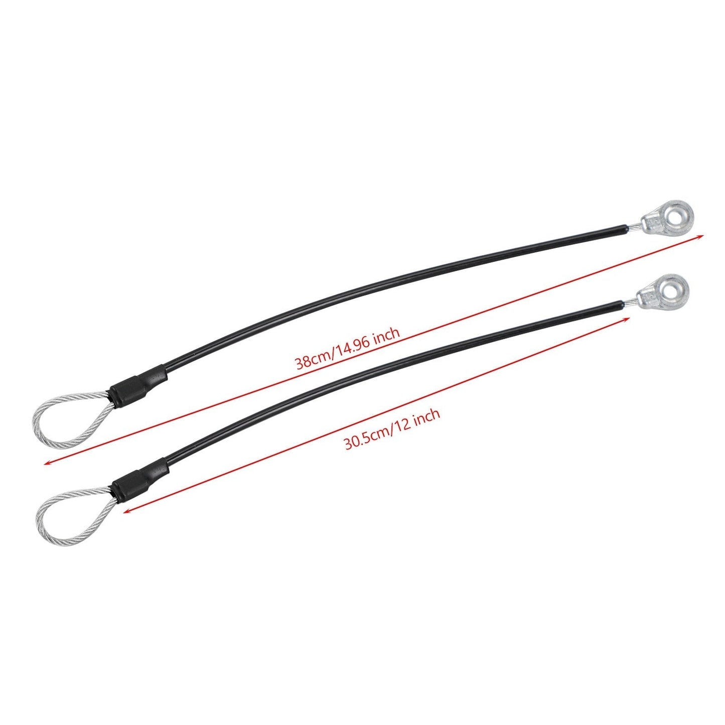 2 câbles de hayon M159508 pour John Deere Gator HPX615E HPX815E