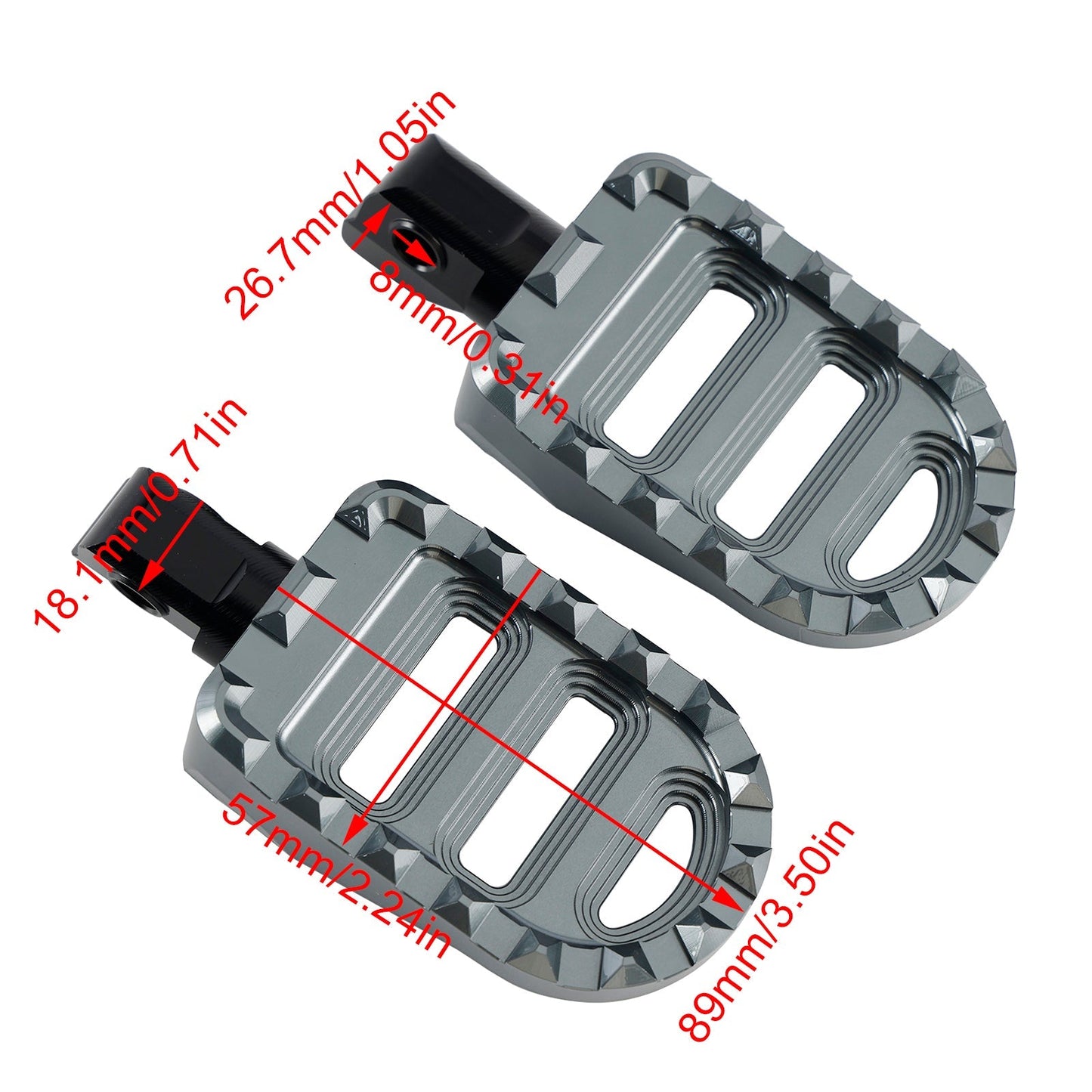 15-23 INDIAN Scout Bobber Sixty Front / Rear Footrests Foot Peg