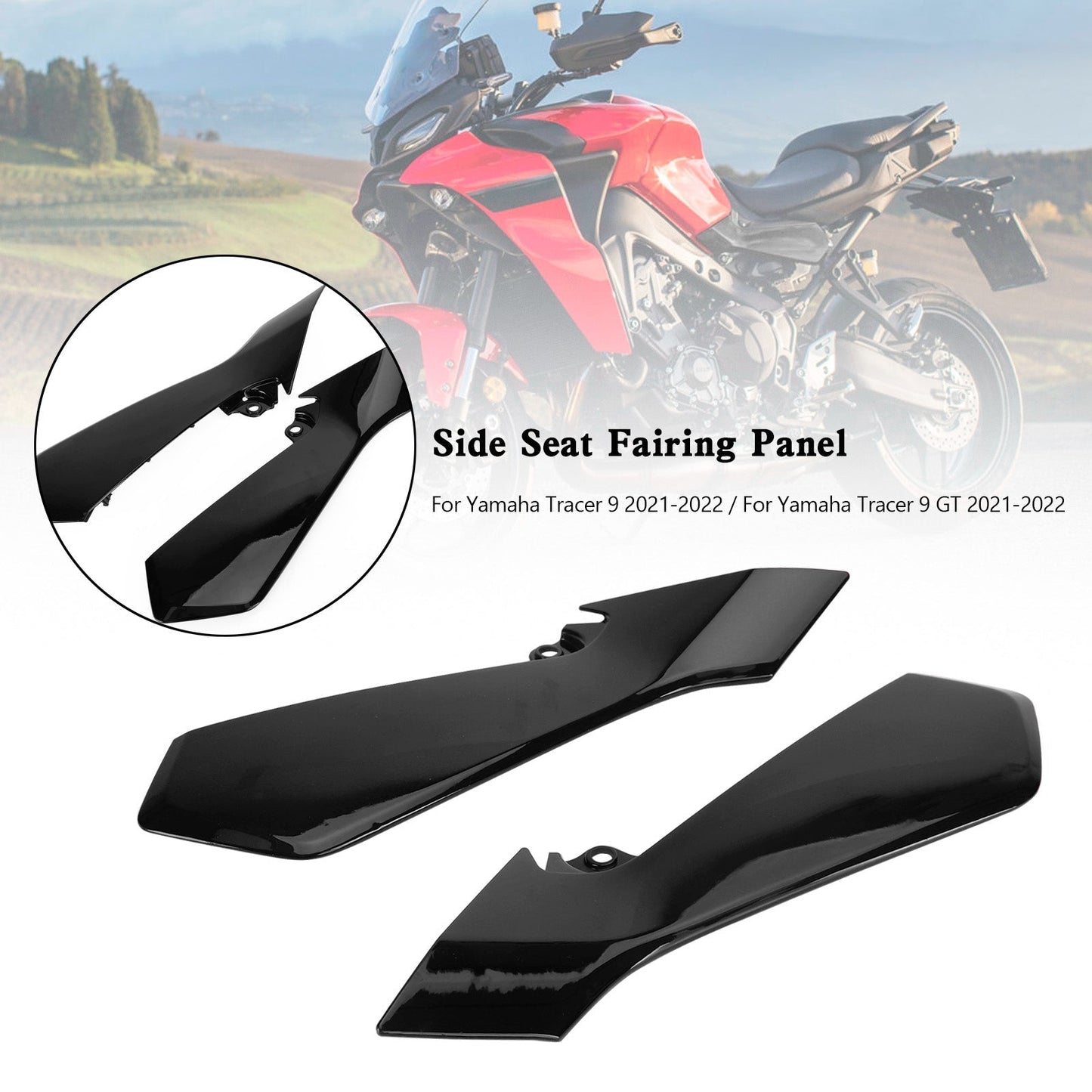 Capot de carénage de siège arrière latéral pour Yamaha Tracer 9 GT 2021-2022