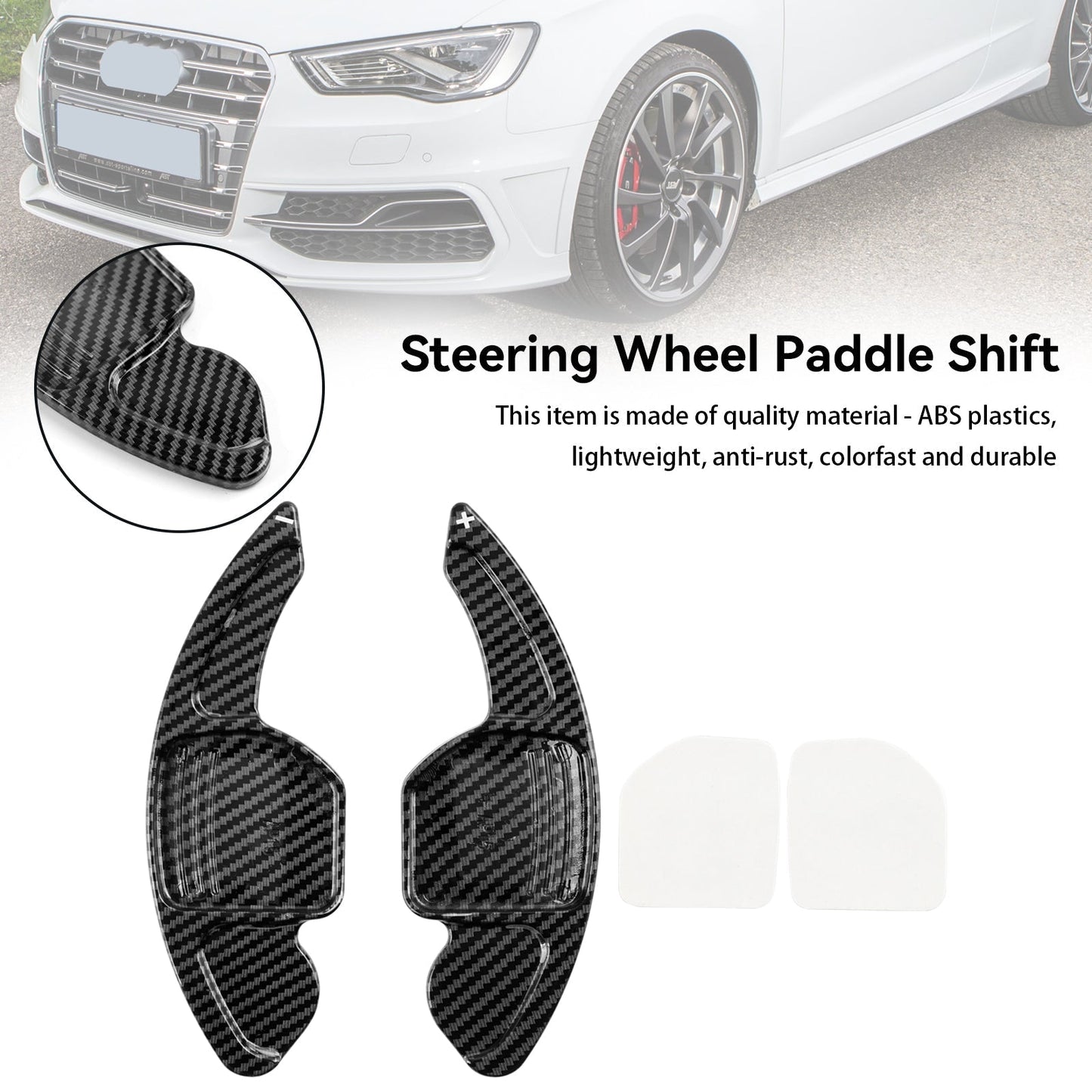 Extension de palettes de changement de vitesse au volant pour Audi A3 S3 RS3 A4 S4 2013-2016
