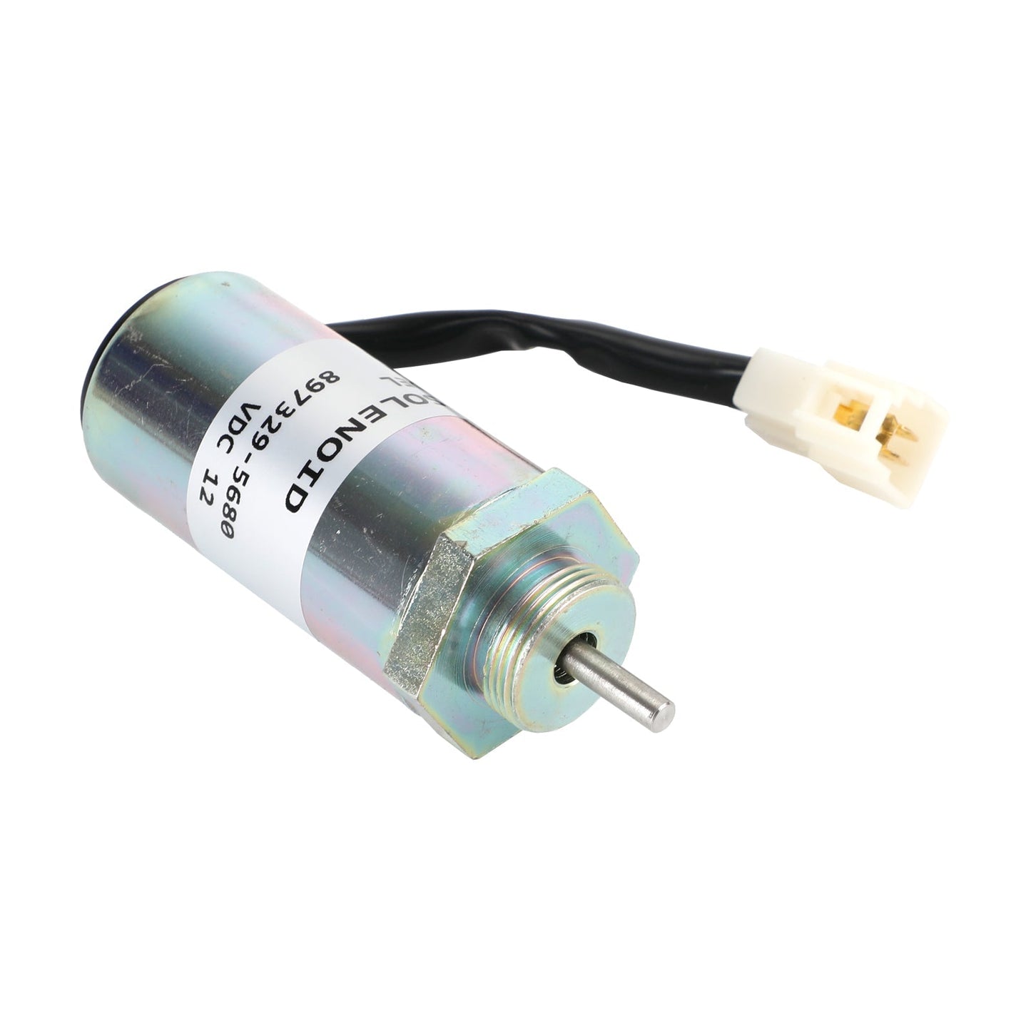 Solenoide de corte de combustible 897329-5680 para motores Isuzu 3LD1, 3LD2, 4LE1 y 3LB1