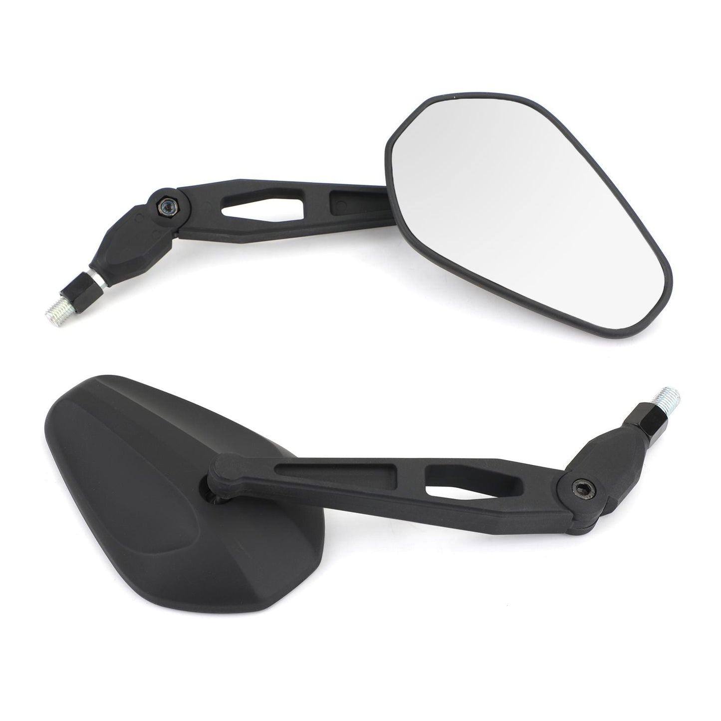 Paire de rétroviseurs universels M10 en nylon pour moto custom cruiser