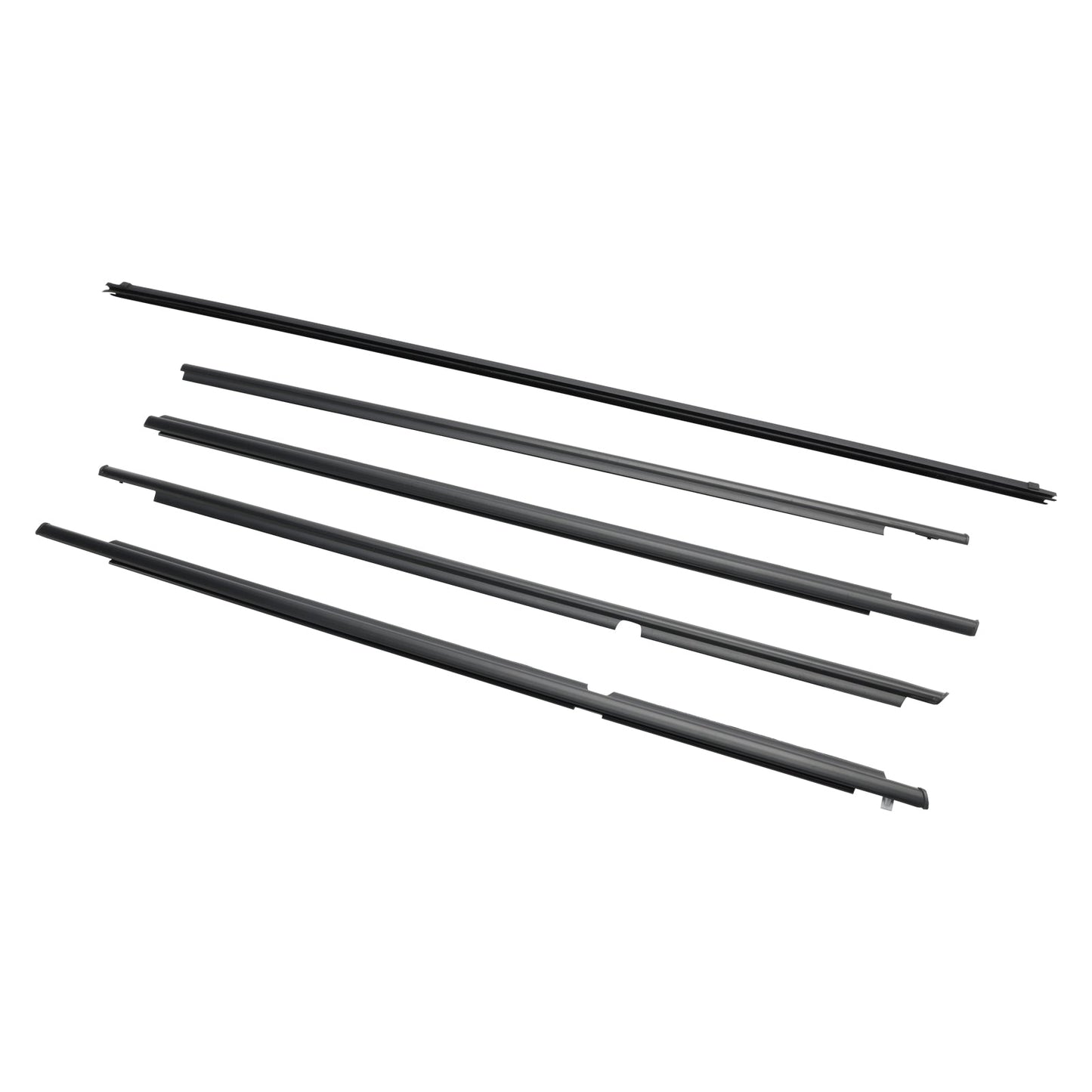 2003-2009 Toyota 4Runner 5Pcs Door Belt Molding Weatherstrips 68161-35060 68163-35030