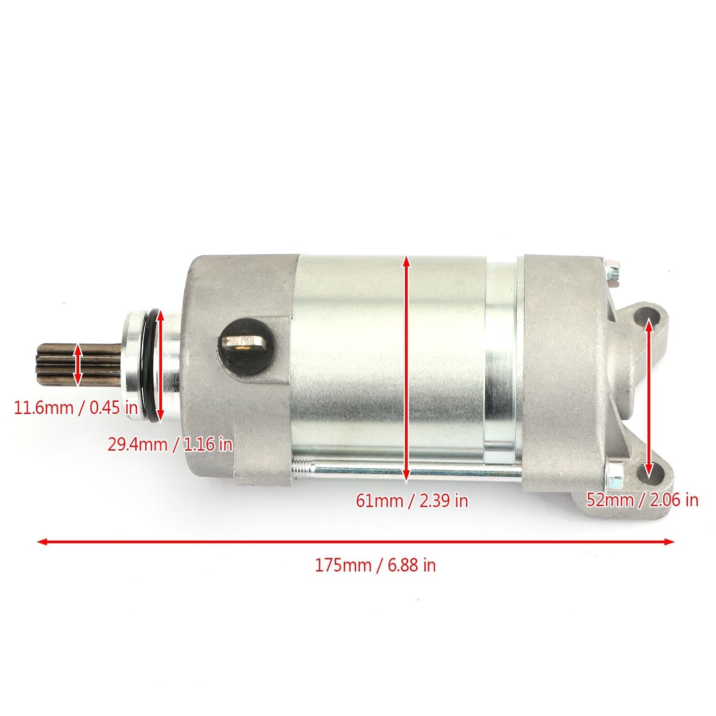 Starter for Yamaha Motorcycles FJR1300 FJR1300A 1298cc 2003-17 410-54267,18765 Assosary