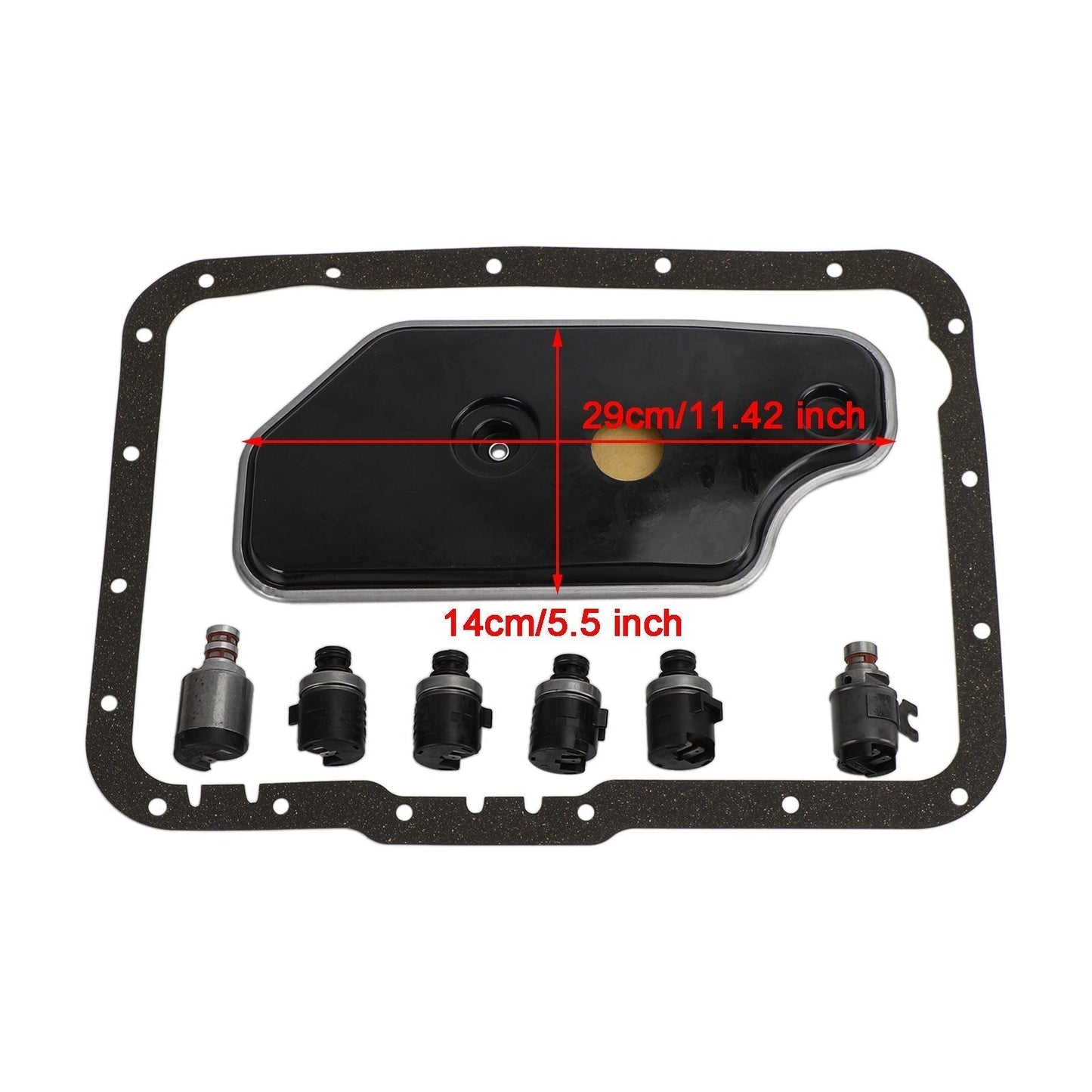1997-2004 Explorer V6 4.0L 5 Spd RWD 4X4 4R44E 4R55E Solenoid Kit Filter Set Shift TCC EPC A56420K1 Generic