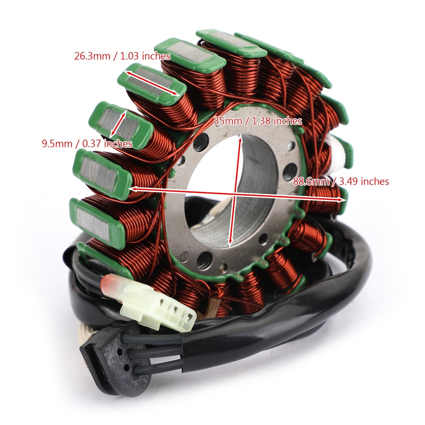 Estator del motor del generador magneto Polaris Outlaw 525 IRS 2011 525 2007 450 MXR 2009
