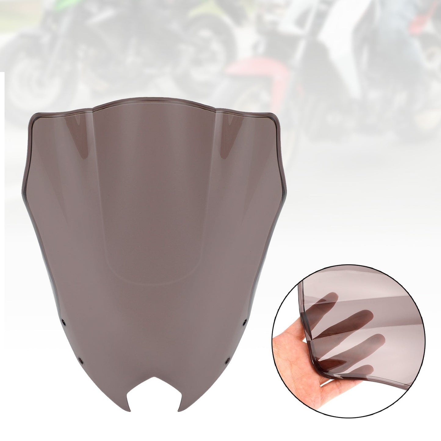 Pare-brise de moto ABS pour Yamaha FZ6R FZ-6R FZS600 2009-2015