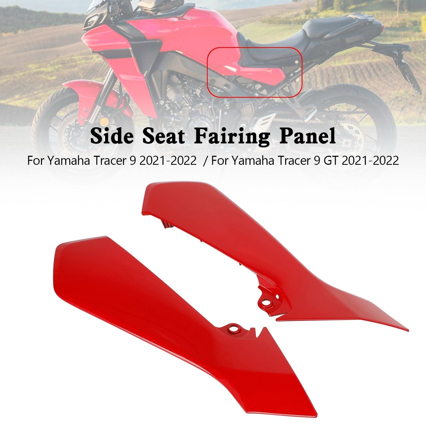 Capot de carénage de siège arrière latéral pour Yamaha Tracer 9 GT 2021-2022