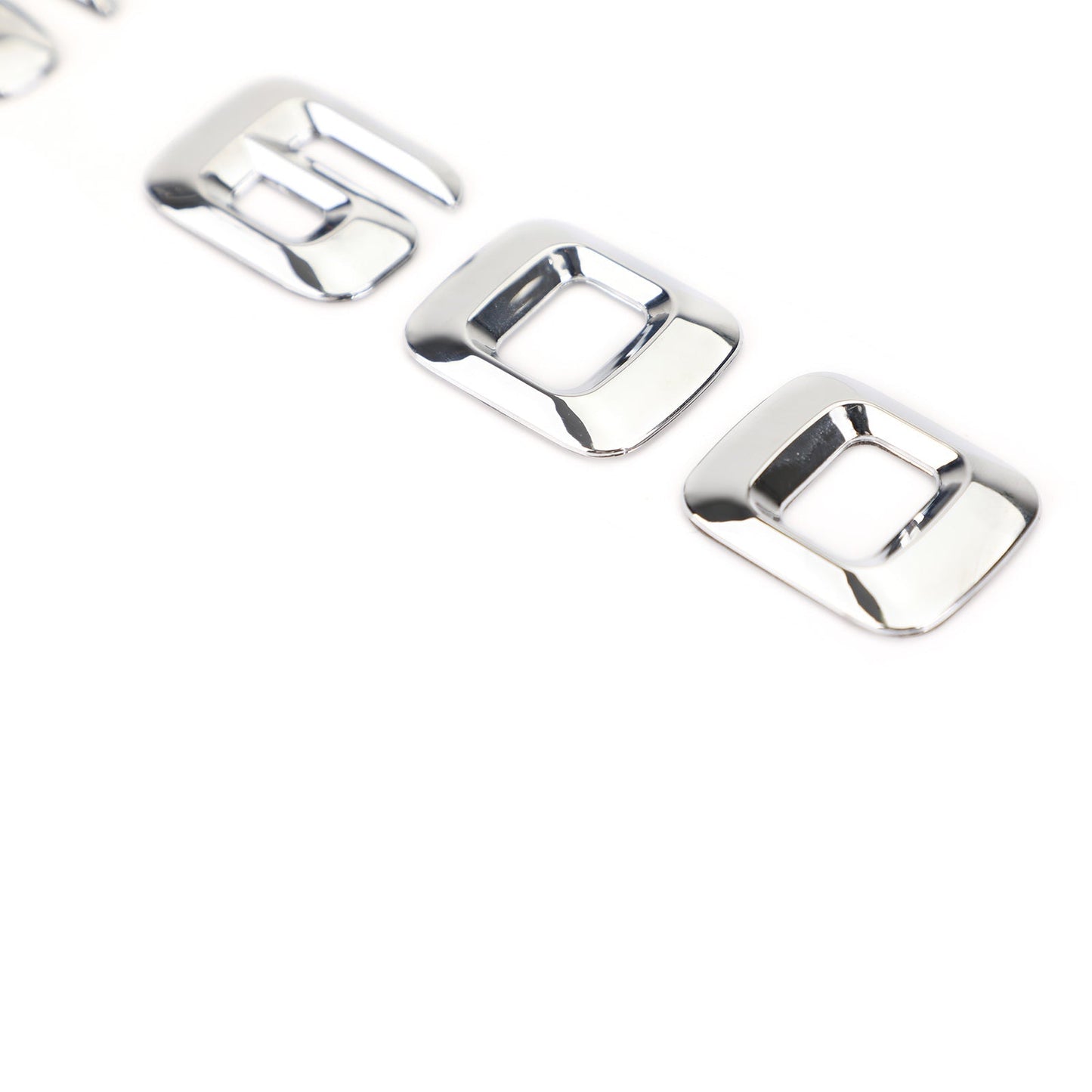 Emblème de coffre arrière, plaque signalétique, lettres et chiffres, compatible avec Mercedes S600, chromé