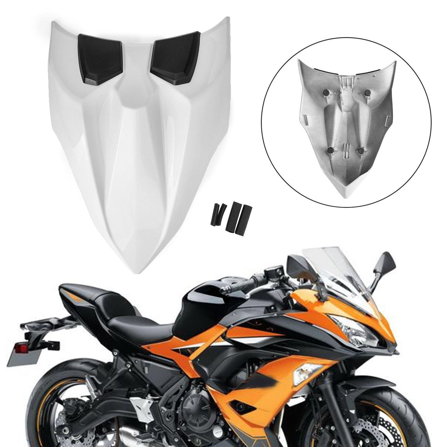 Capot de carénage de selle arrière pour moto Kawasaki Z650 Ninja 650 (17-23)