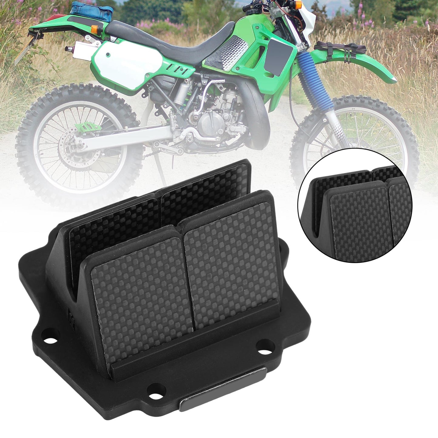 Système de clapets pour KAWASAKI KDX200/220 ZX150/KRZ150 KMX125 KMX500 V313A