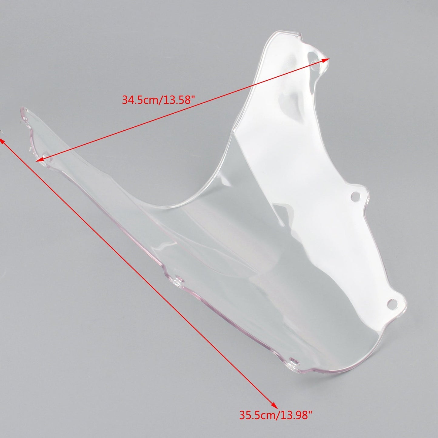 Pare-brise double bulle pour Suzuki SV650/SV650S 03-12 SV1000S Transparent