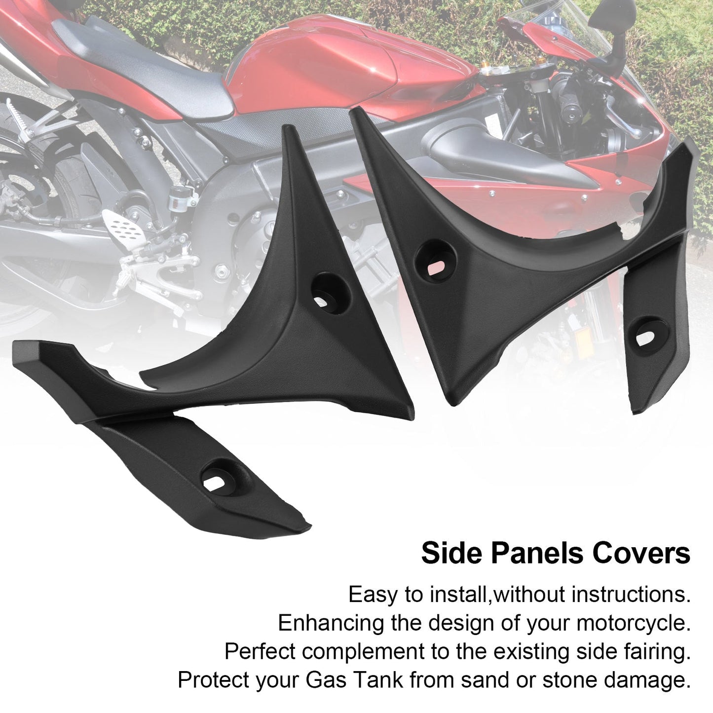 Inner Side Trim Panel Cover Fairing Cowl for For Yamaha YZF R1 2004-2006