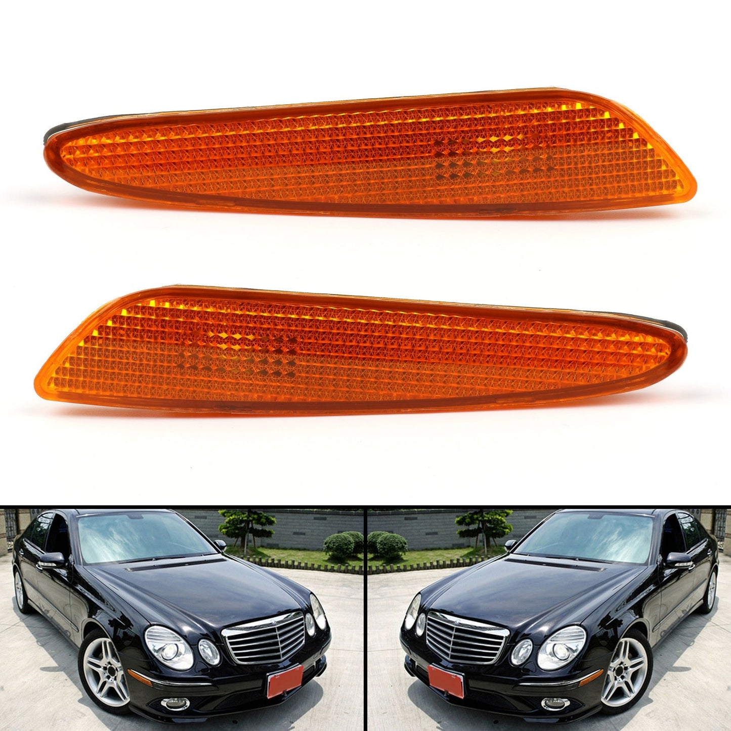 Feu de position latéral intégré au pare-chocs pour Benz W211 Classe E 2118200121 (2003-2006)