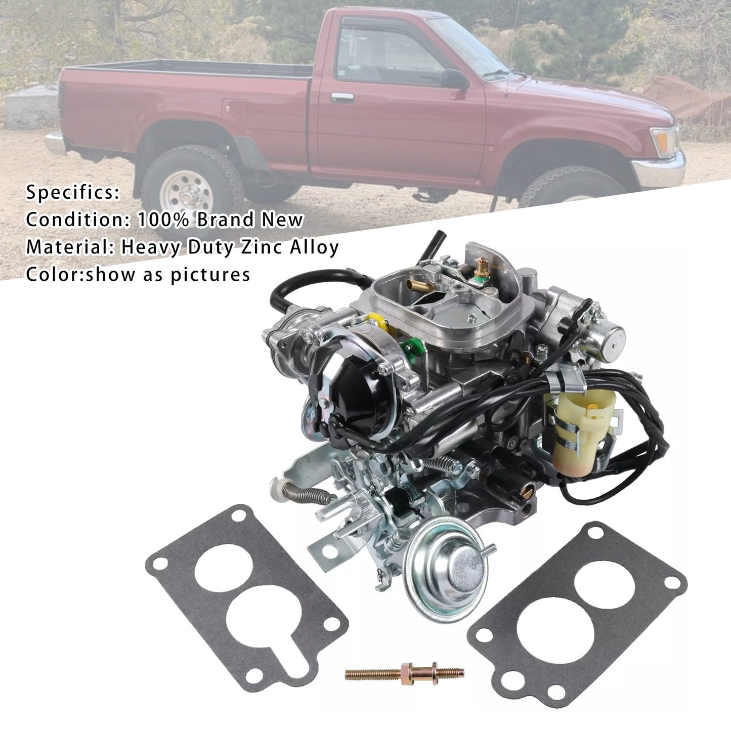 1981-1995 Toyota Pickup 22R engine Carburetor Carb 21100-35520